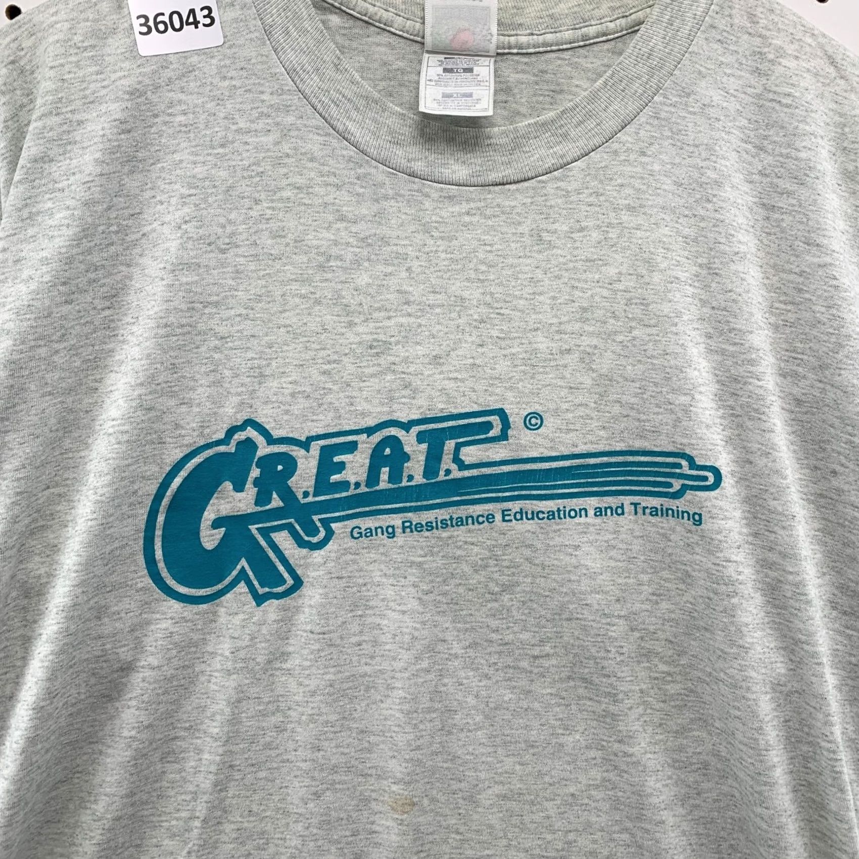Fruit Of The Loom VINTAGE Fare Graduate Shirt Mens XL Gray GREAT Gang Résistance Shirt Size US XL / EU 56 / 4 - 7 Thumbnail