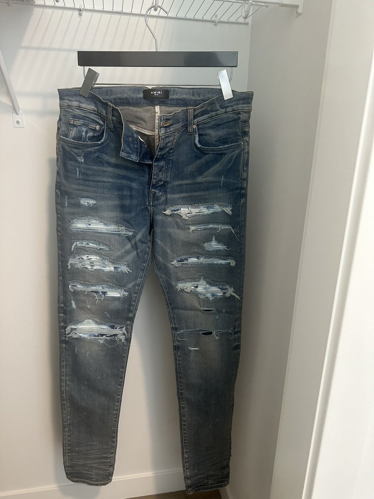 Amiri Amiri Tie Dye Bandana Thrasher Jeans Size US 36 / EU 52 - 1 Thumbnail