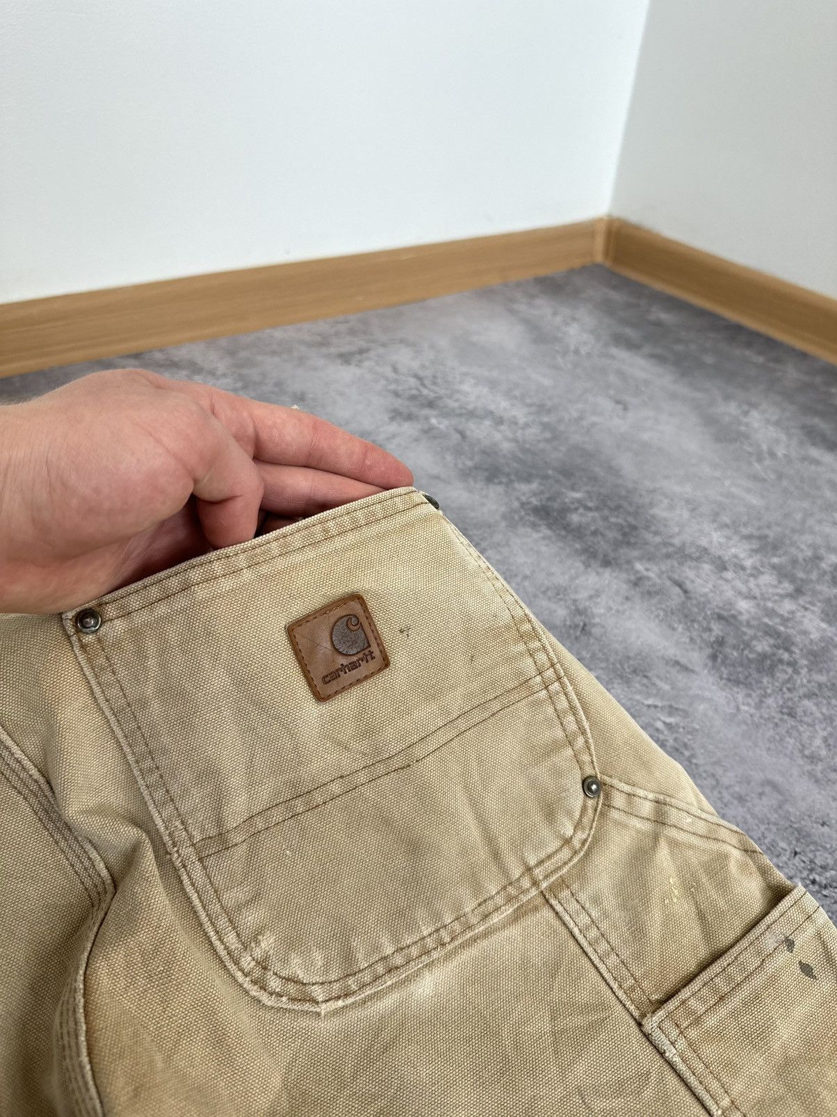 Carhartt Vintage 90s Carhartt USA Double Knee Distressed Work Pants Size US 32 / EU 48 - 12 Thumbnail