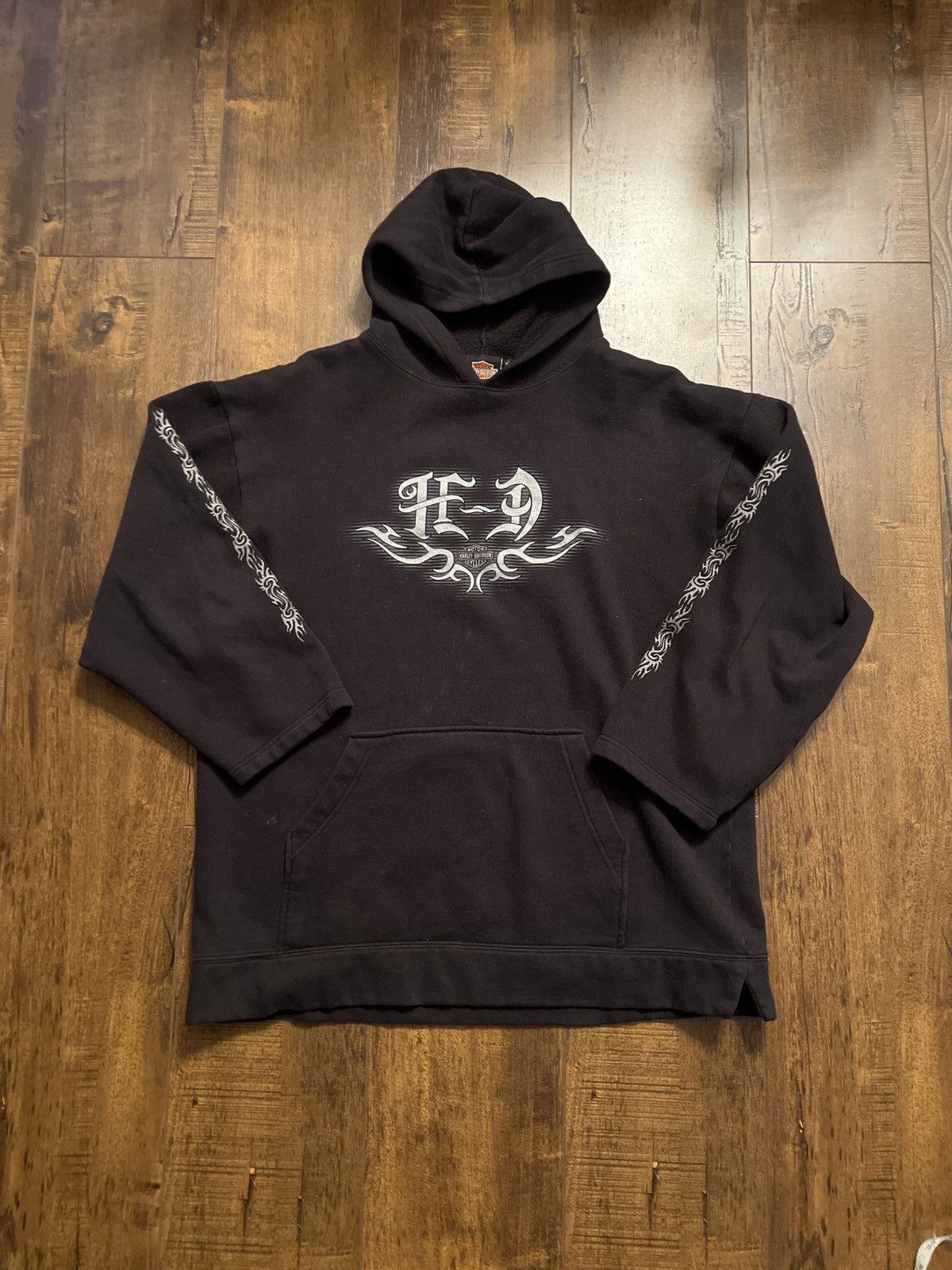 Harley Davidson × Vintage Vintage Harley Davidson Hoodie Size US L / EU 52-54 / 3 - 1 Thumbnail