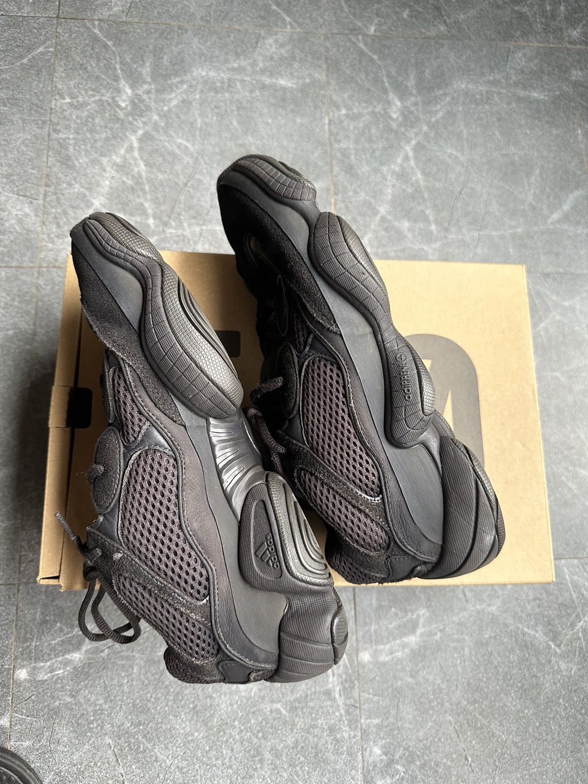 Adidas Adidas Yeezy Boost 500 Black Size US 10 / EU 43 - 2 Thumbnail