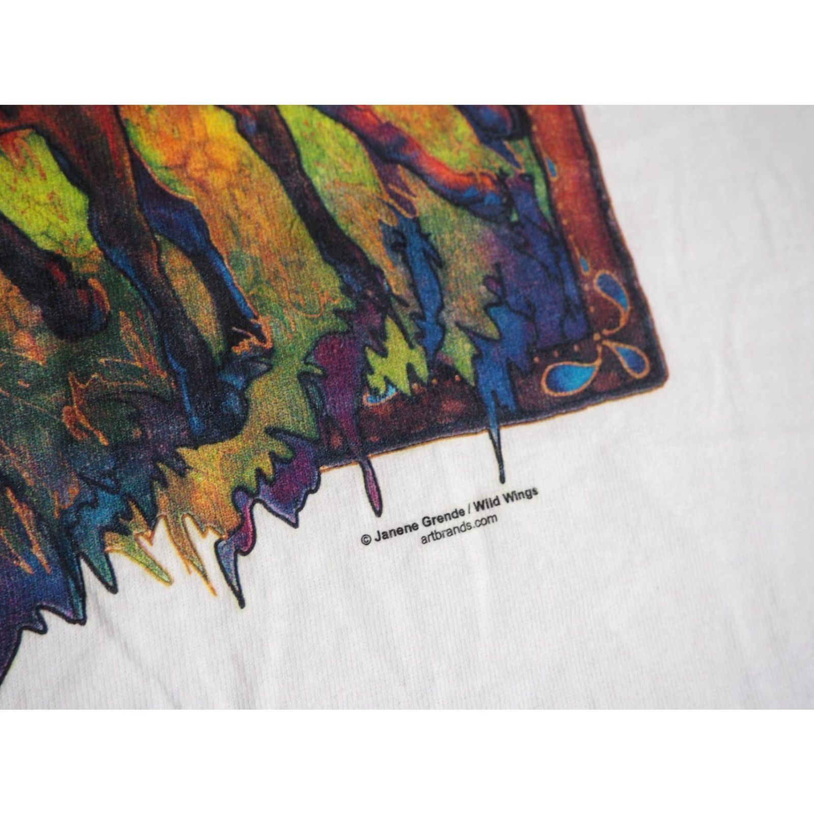 Vintage VTG Y2K Spirit Wild Horses Animal Southwest Art White Tee Shirt L EUC Unbranded Unisex Cotton T-Shirt Sportswear/Beach Mens Womens Boys Girls Size US L / EU 52-54 / 3 - 5 Thumbnail