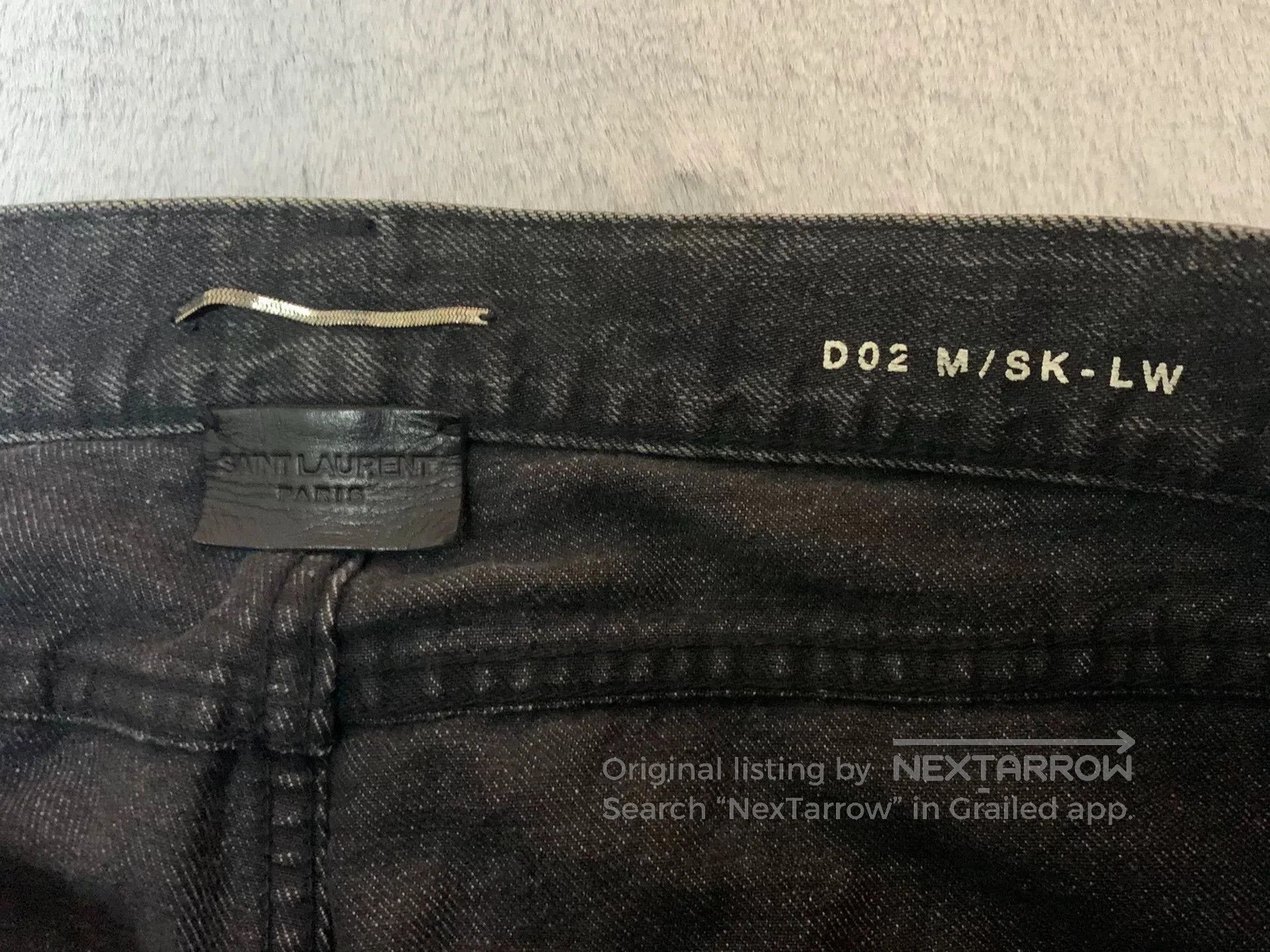 Saint Laurent Paris Saint Laurent Stonewashed Denim Pants. Size US 29 - 3 Thumbnail