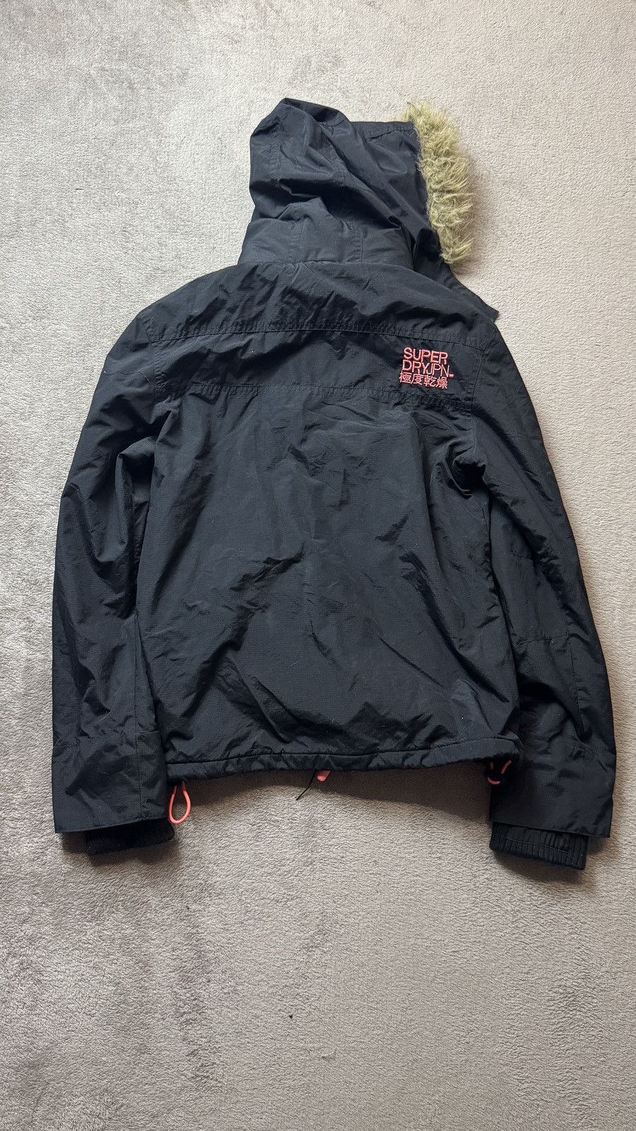 Japanese Brand Superdry Y2K faded faux fur Hood Jacket lgb goa y-3 Size US S / EU 44-46 / 1 - 6 Thumbnail