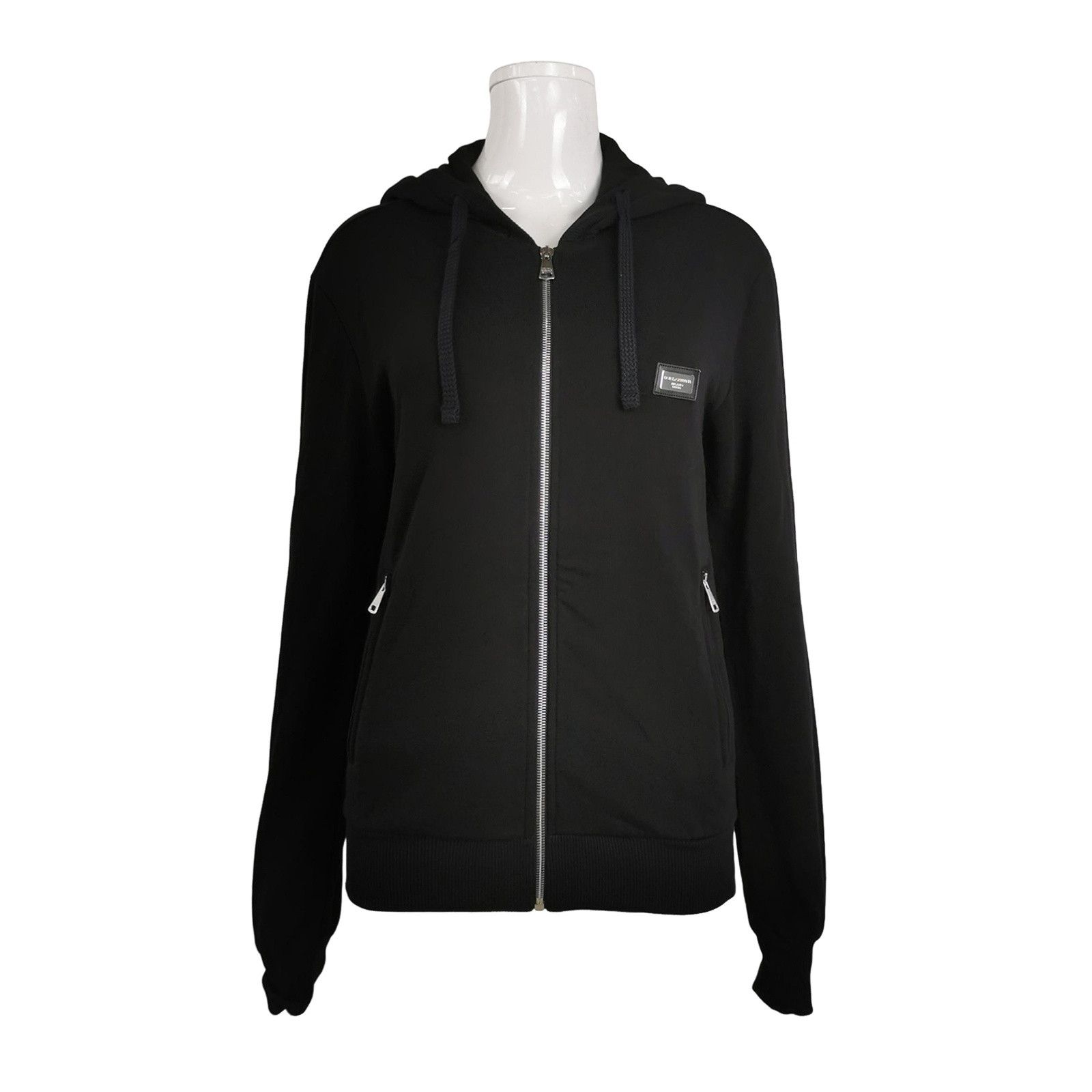 Dolce & Gabbana Dolce & Gabbana Logo Plaque Zip Hoodie 44 Size US S / EU 44-46 / 1 - 1 Thumbnail
