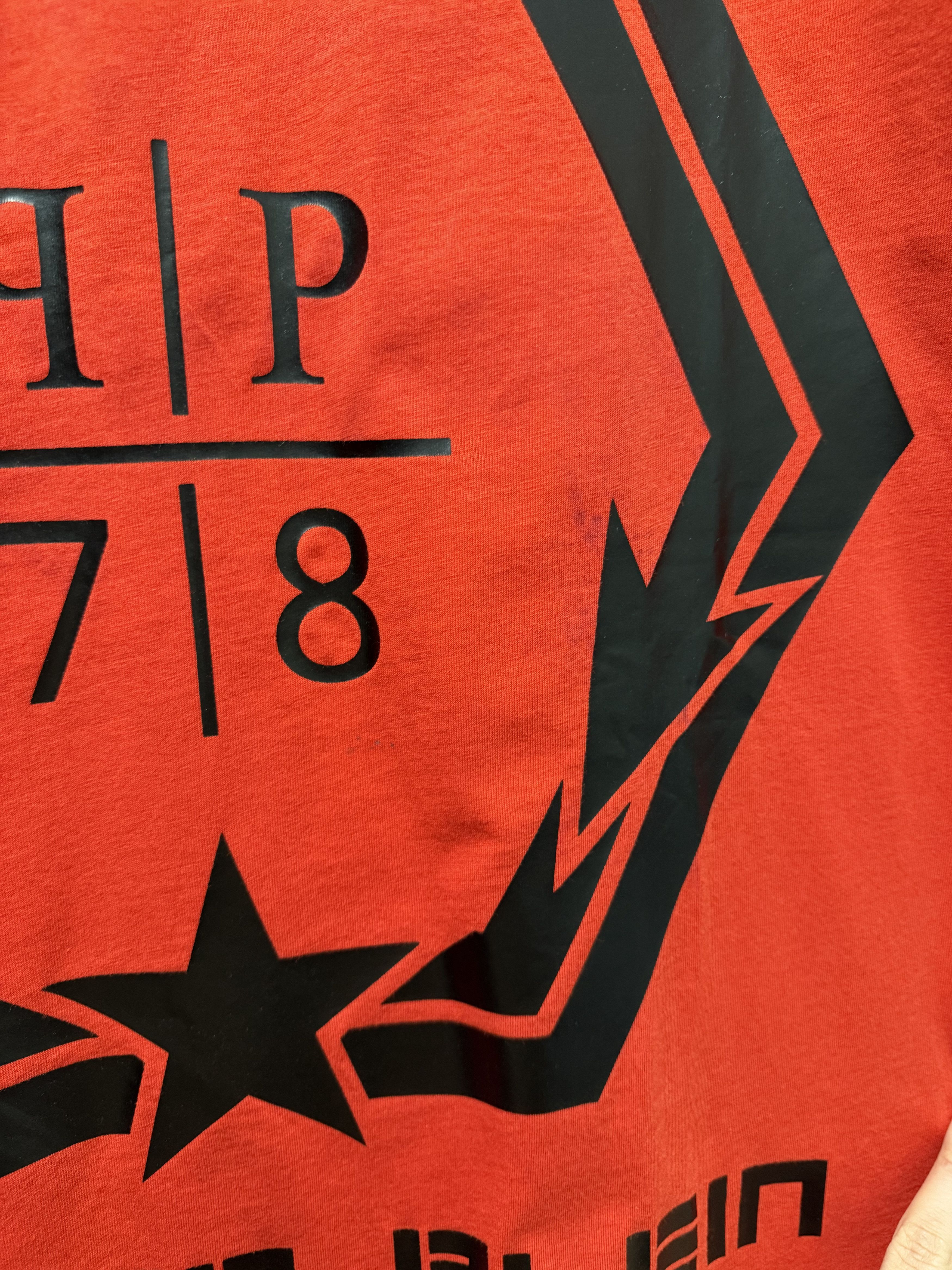 Philipp Plein Men's Philipp Plein Red Logo T- shirt Size US XL / EU 56 / 4 - 4 Thumbnail