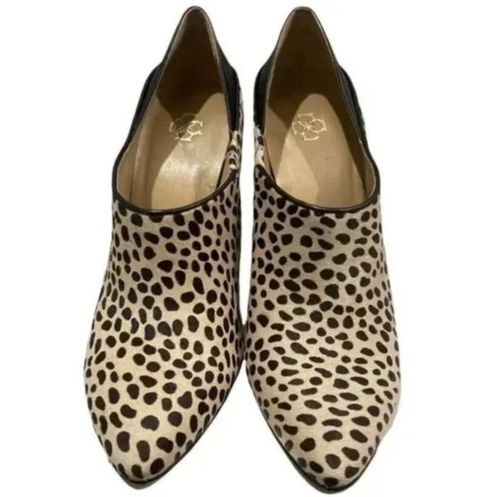 Ann Taylor ANN TAYLOR Animal Print Lianna Pointy Shootie Ankle Boots Size US 8.5 / IT 38.5 - 3 Thumbnail