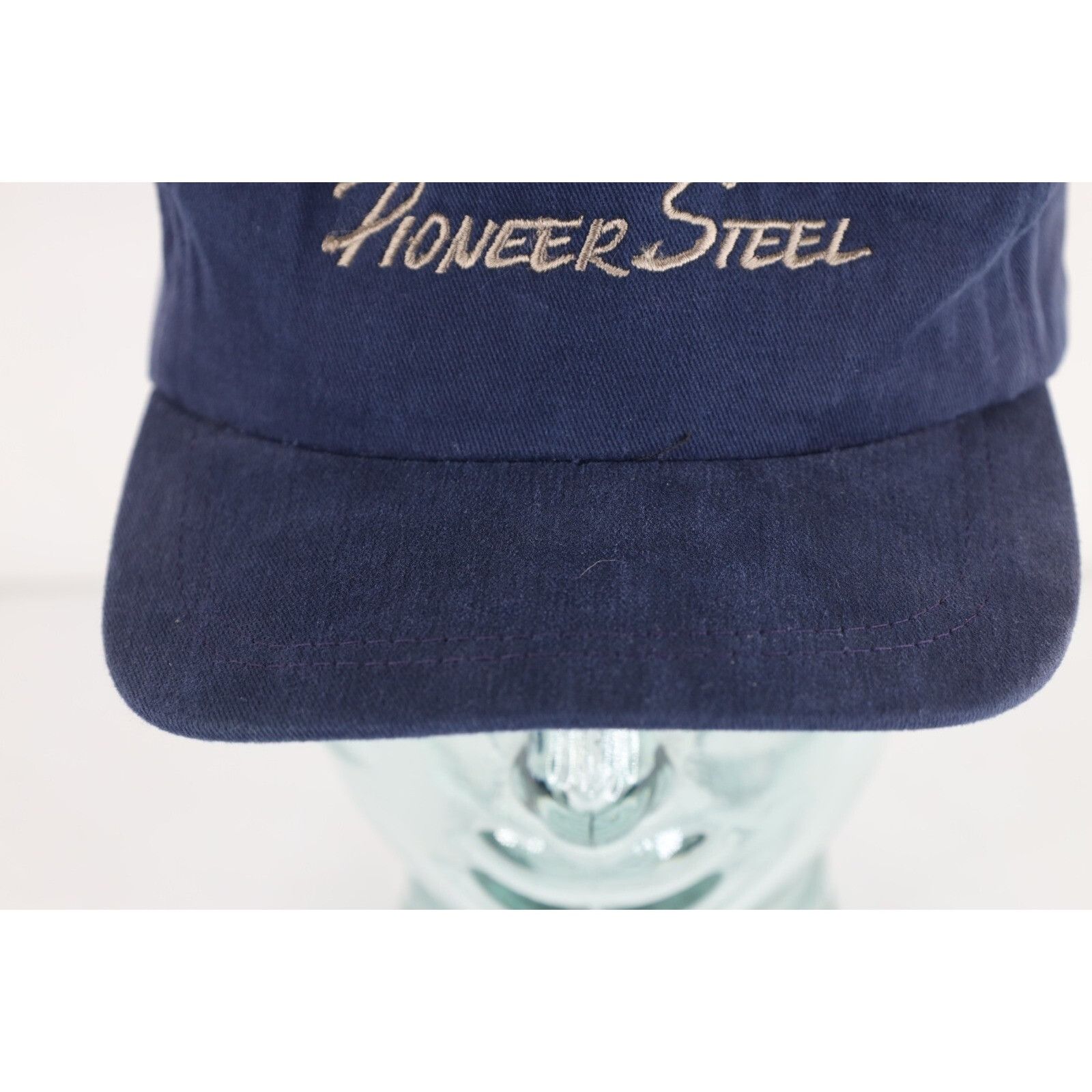 Vintage Vintage 90s Distressed Pioneer Steel Leather Strapback Hat Size ONE SIZE - 2 Thumbnail