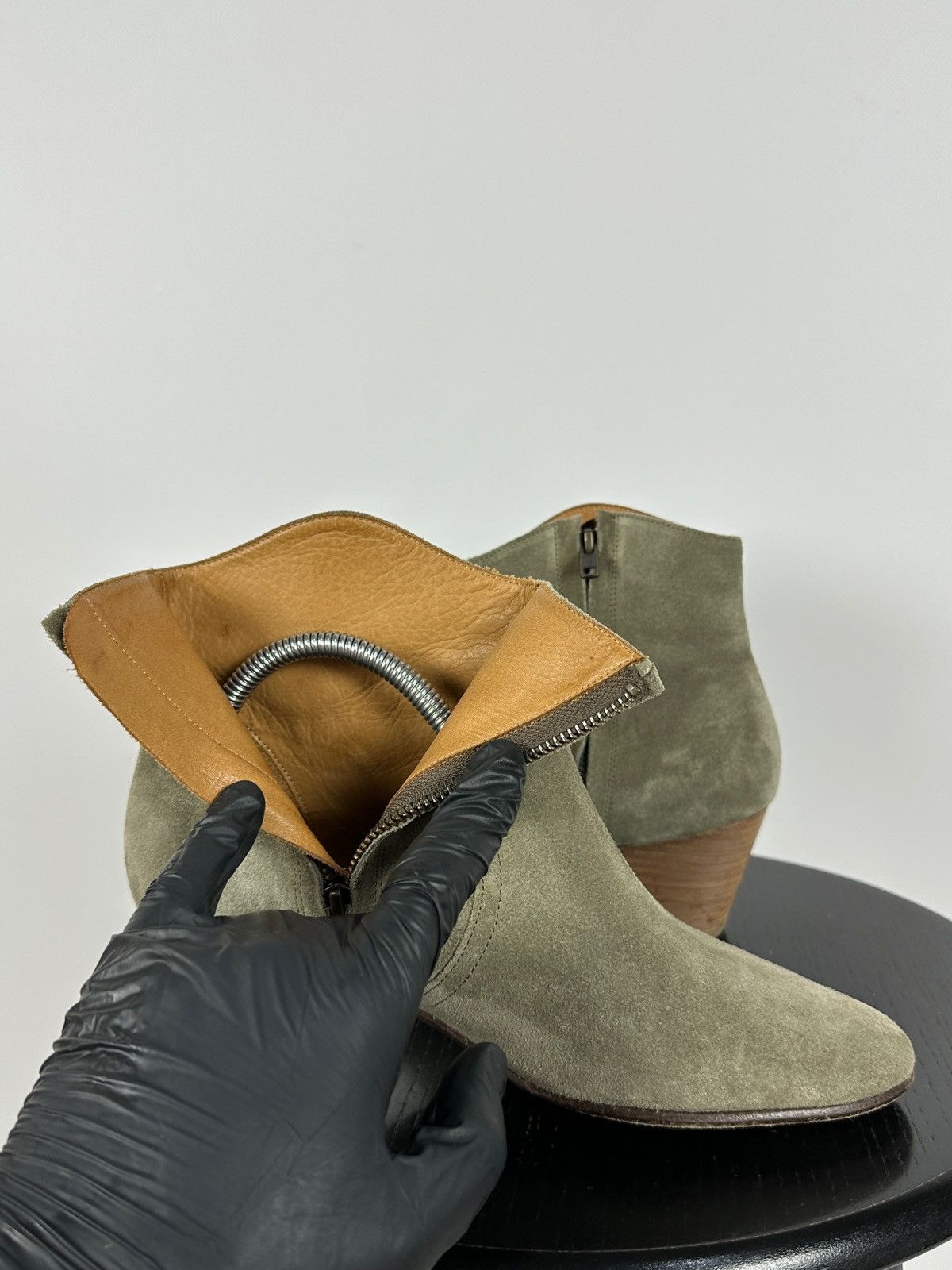 Isabel Marant × Isabel Marant Etoile Isabel Marant Étoile Dicker Suede Ankle Boots Western Style Size US 9 / IT 39 - 20 Thumbnail