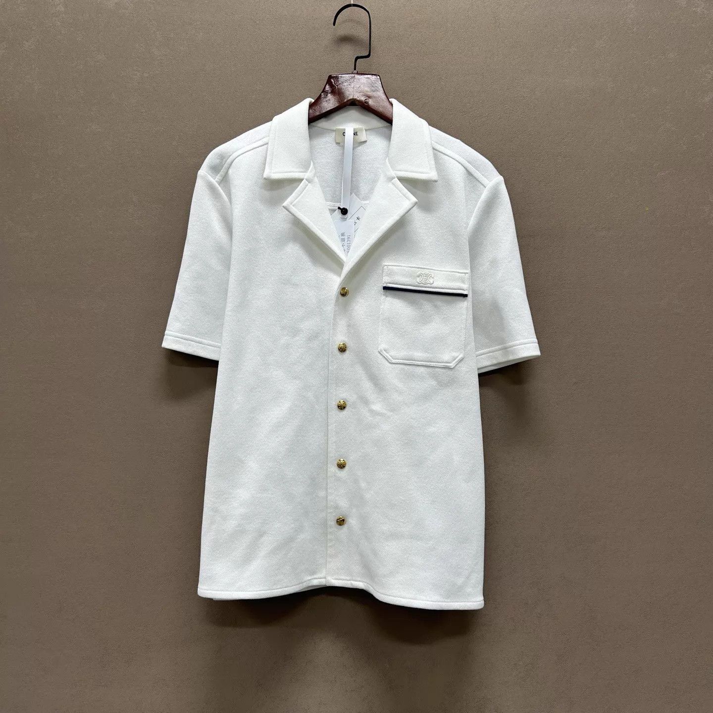 Celine Celine Triomphe short-sleeve shirt 99 New S Size US S / EU 44-46 / 1 - 1 Thumbnail