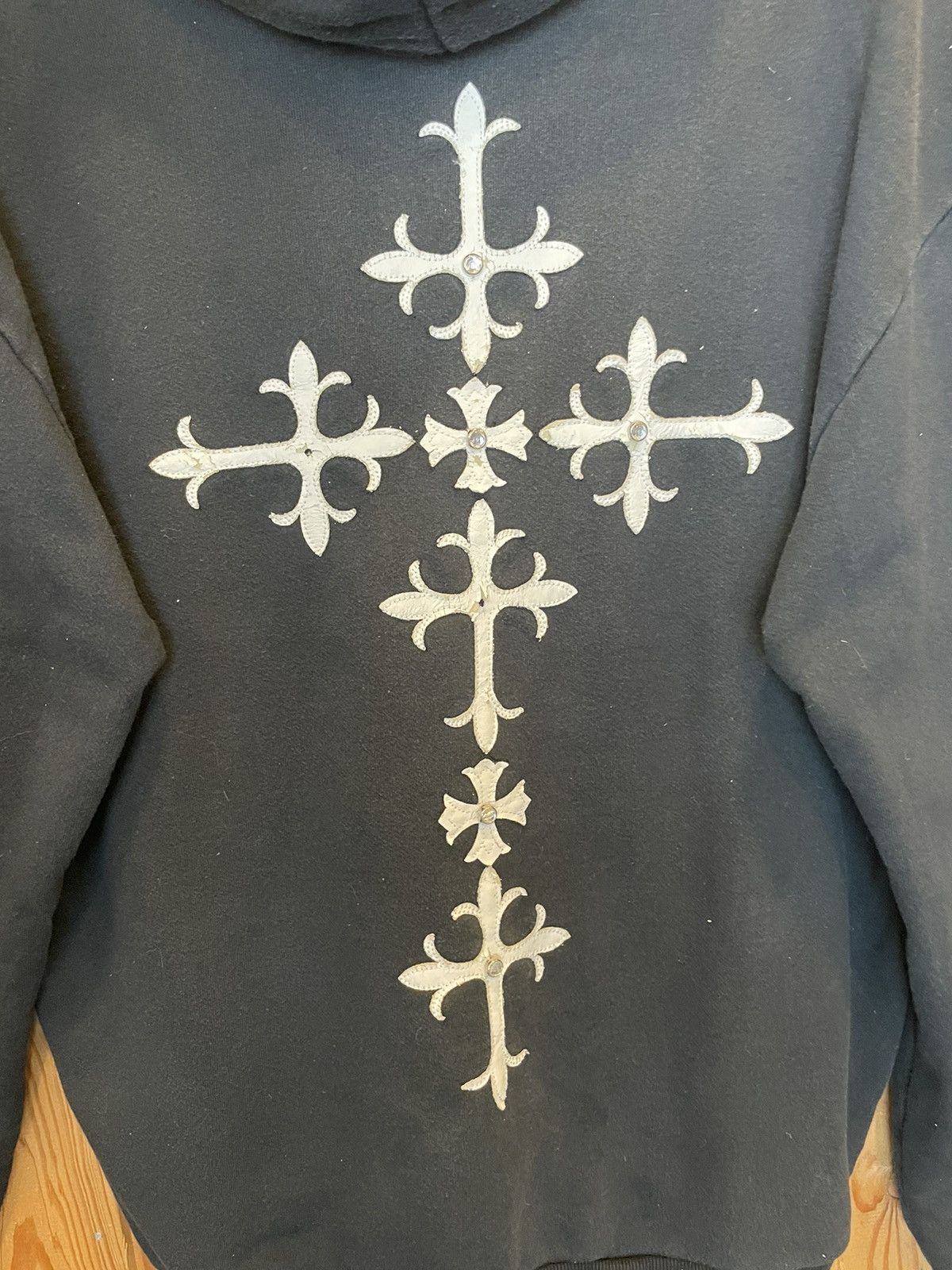 Japanese Brand × Vintage Slangy Japan Chrome Hearts inspired jacket Size US L / EU 52-54 / 3 - 3 Thumbnail