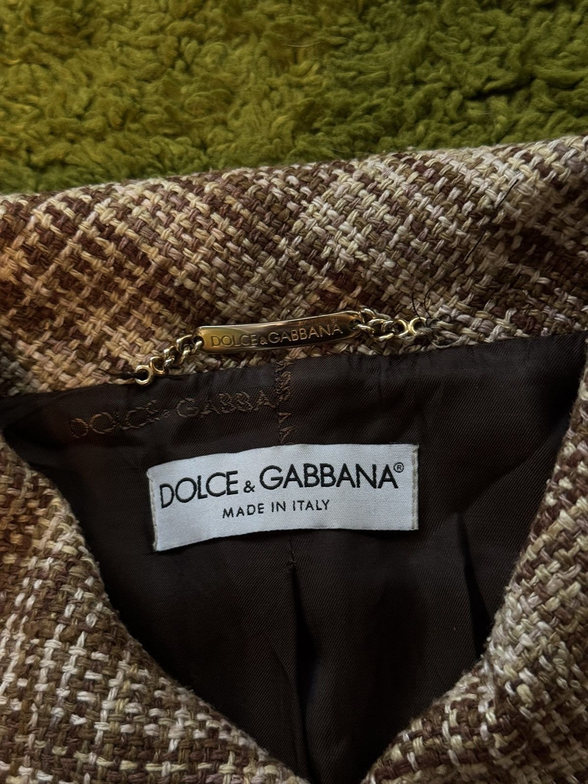 Dolce & Gabbana × Vintage Dolce & Gabbana D&G 2000s vintage silk blazer jacket Size M / US 6-8 / IT 42-44 - 8 Thumbnail