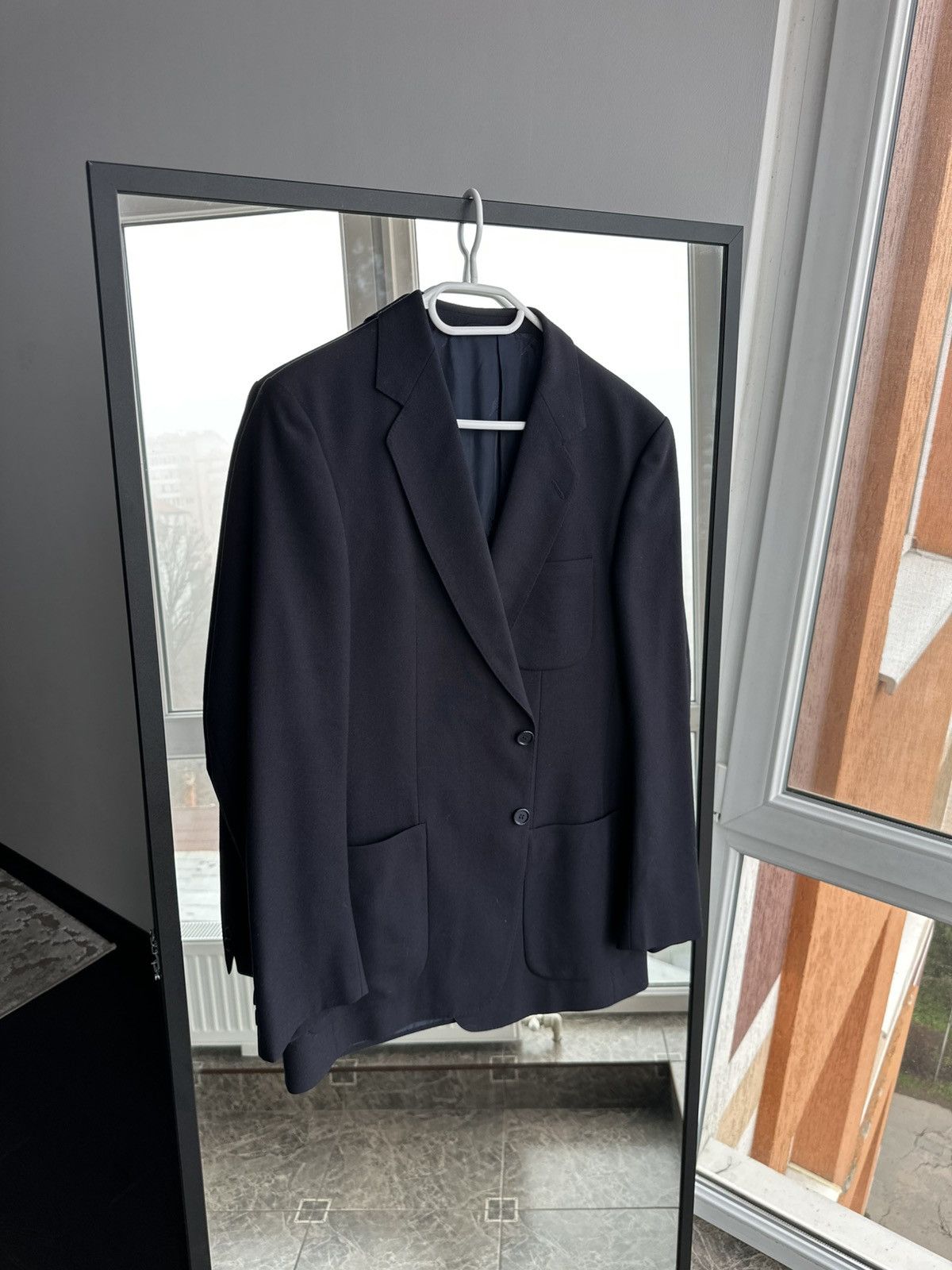 Burberry Burberrys Vintage Blazer Classic Mens Tailored Jacket 80s Size US L / EU 52-54 / 3 - 2 Thumbnail