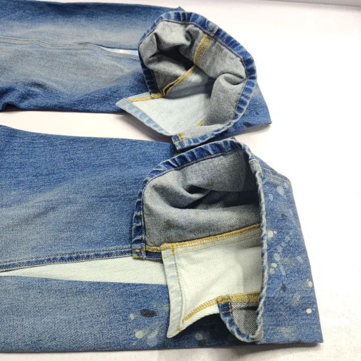Lanvin Lanvin Spliced Ankle-Length Denim Pants for Men -2508 Size US 33 - 4 Thumbnail