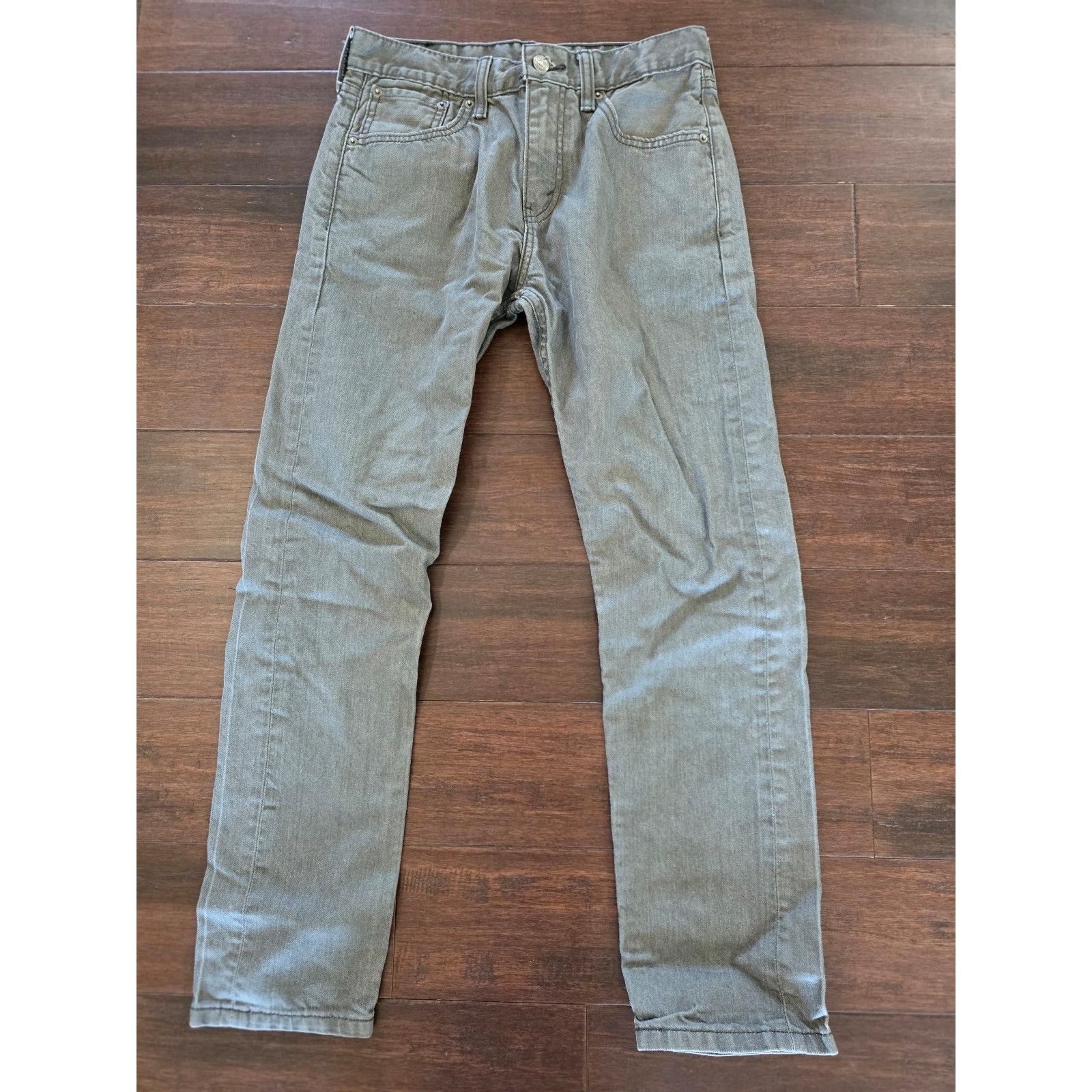 Levi's Levi's 508 Jeans Mens 29 x 30 Gray Regular Taper Fit Lightwe Size US 29 - 1 Thumbnail