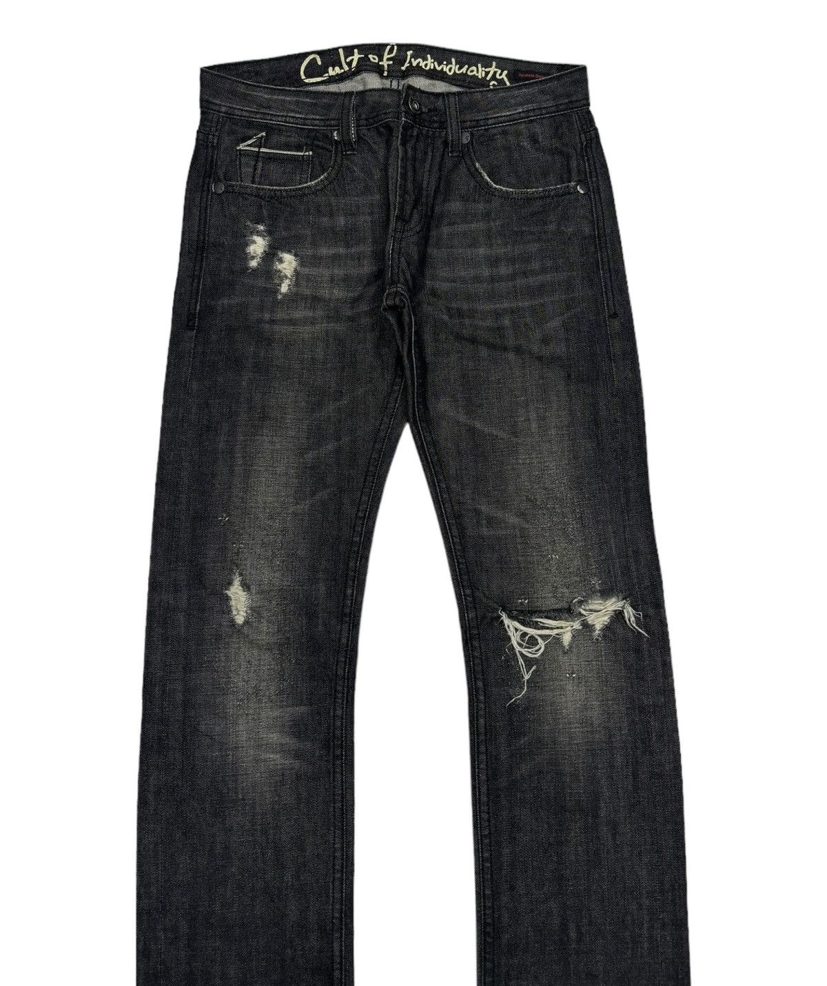 Cult Of Individuality 🔥CULT OF INDIVIDUALITY JAPANESE DENIM ROCKER SLIM FIT JEANS Size US 30 / EU 46 - 7 Thumbnail