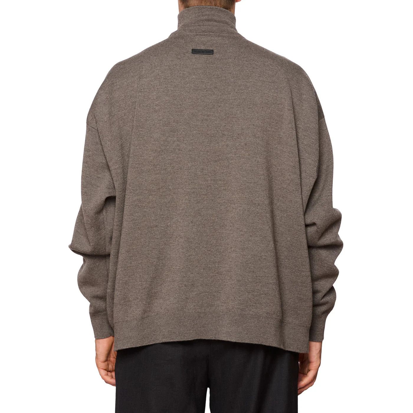 Fear of God FEAR OF GOD Gray Virgin Wool Knit Turtleneck Sweater Size US L / EU 52-54 / 3 - 2 Thumbnail