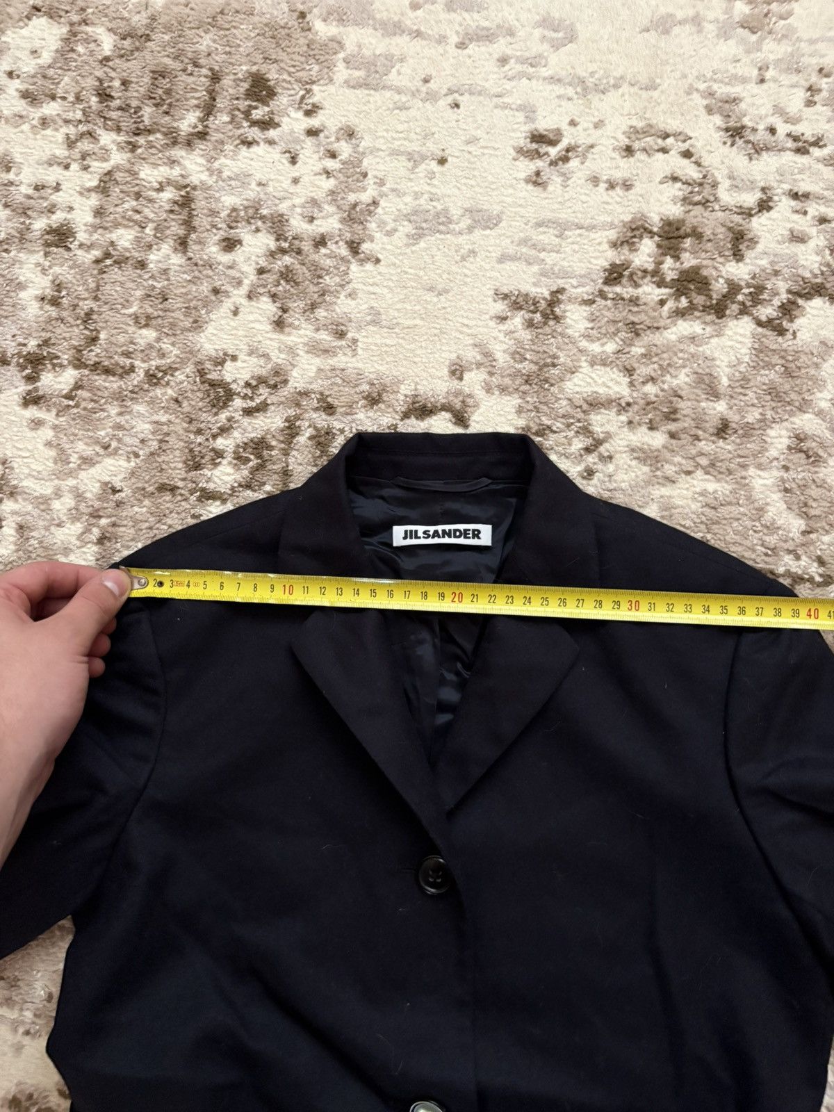 Jil Sander Jil Sander Blue Women's Button Wool Blazer Sz 34 Size XXS / US 00 / IT 34 - 18 Thumbnail