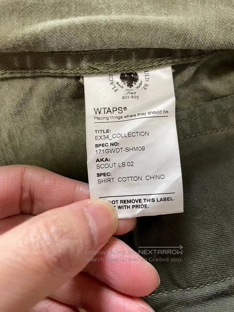 Wtaps WTAPS 17SS SCOUT Military Shirt. Size US S / EU 44-46 / 1 - 7 Thumbnail