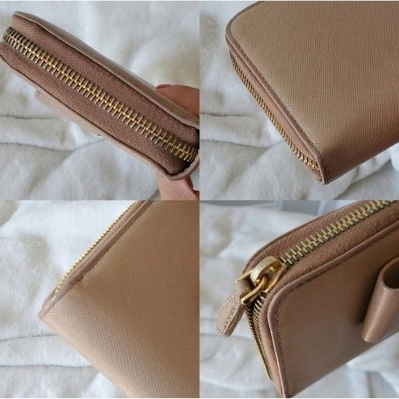 Prada PRADA NUDE BOW ZIPPY Wallet cardholder Size ONE SIZE - 13 Thumbnail