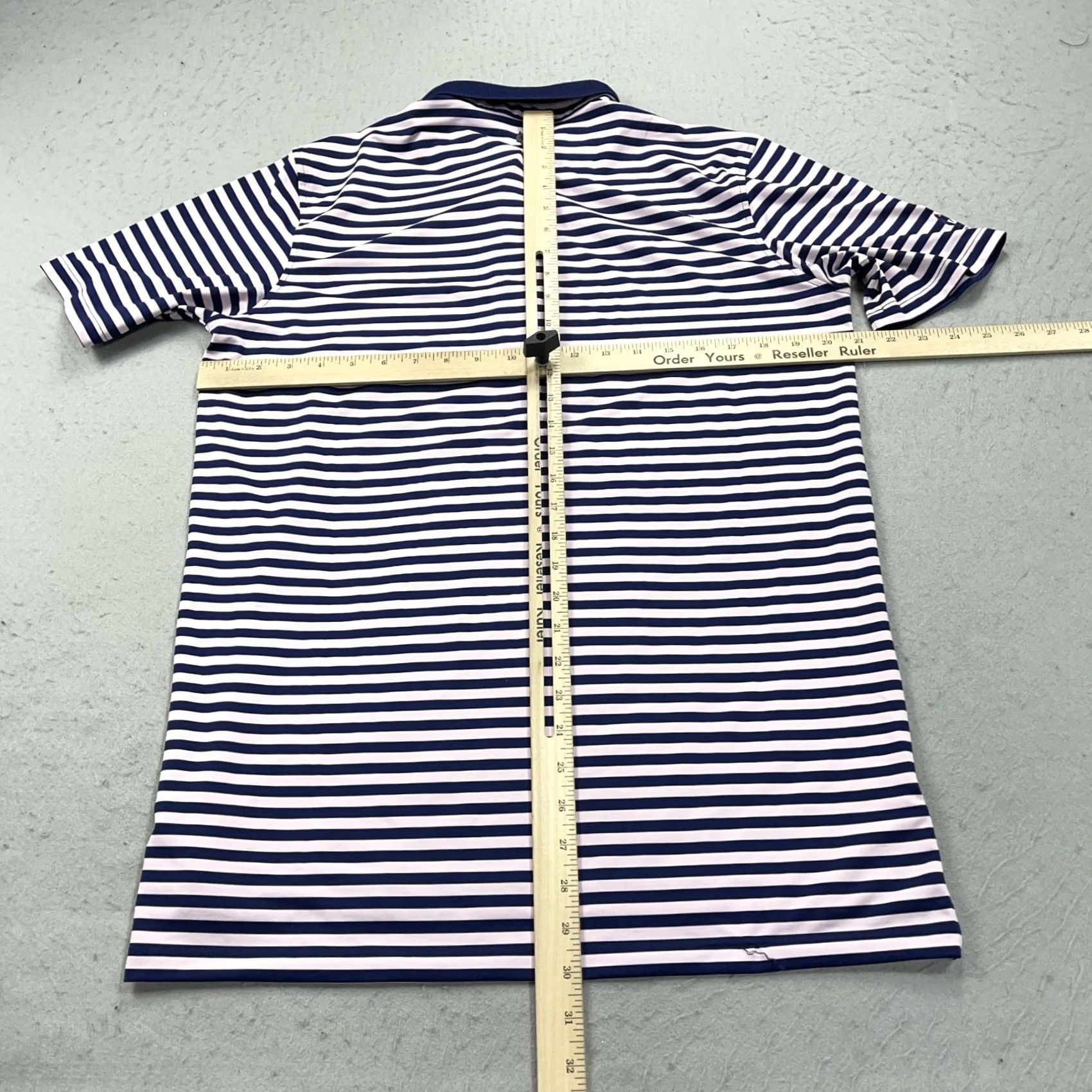Vintage Greyson Polo Shirt Mens M Pink Striped Golf Logo Short Sleeve Button Collar Casual Activewear 90s Skull Theme Size US M / EU 48-50 / 2 - 6 Thumbnail