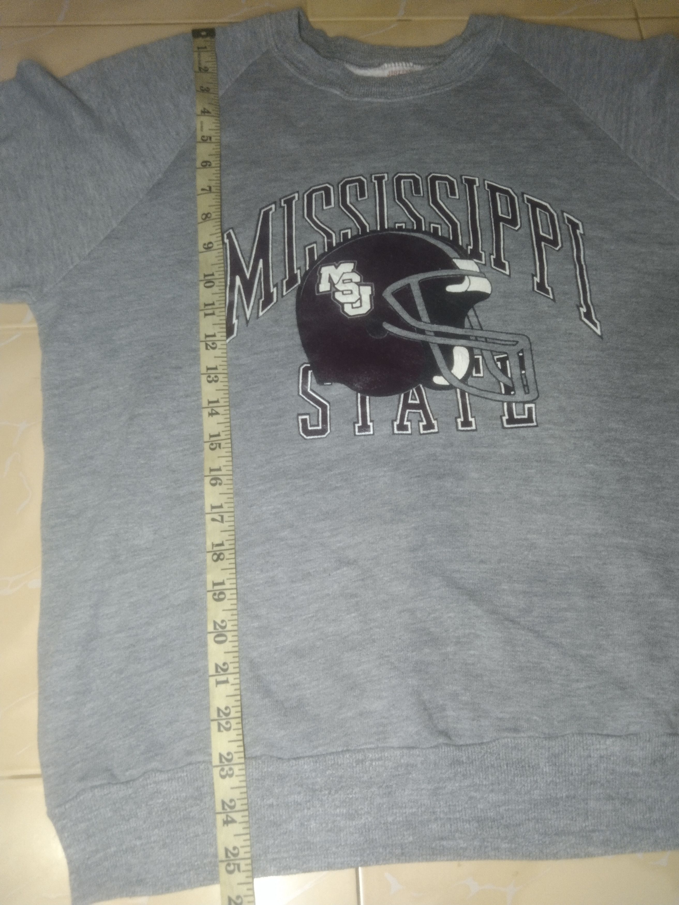 Vintage Vintage Jerzees 80's (13 rayon) MSU American football Size US L / EU 52-54 / 3 - 7 Thumbnail
