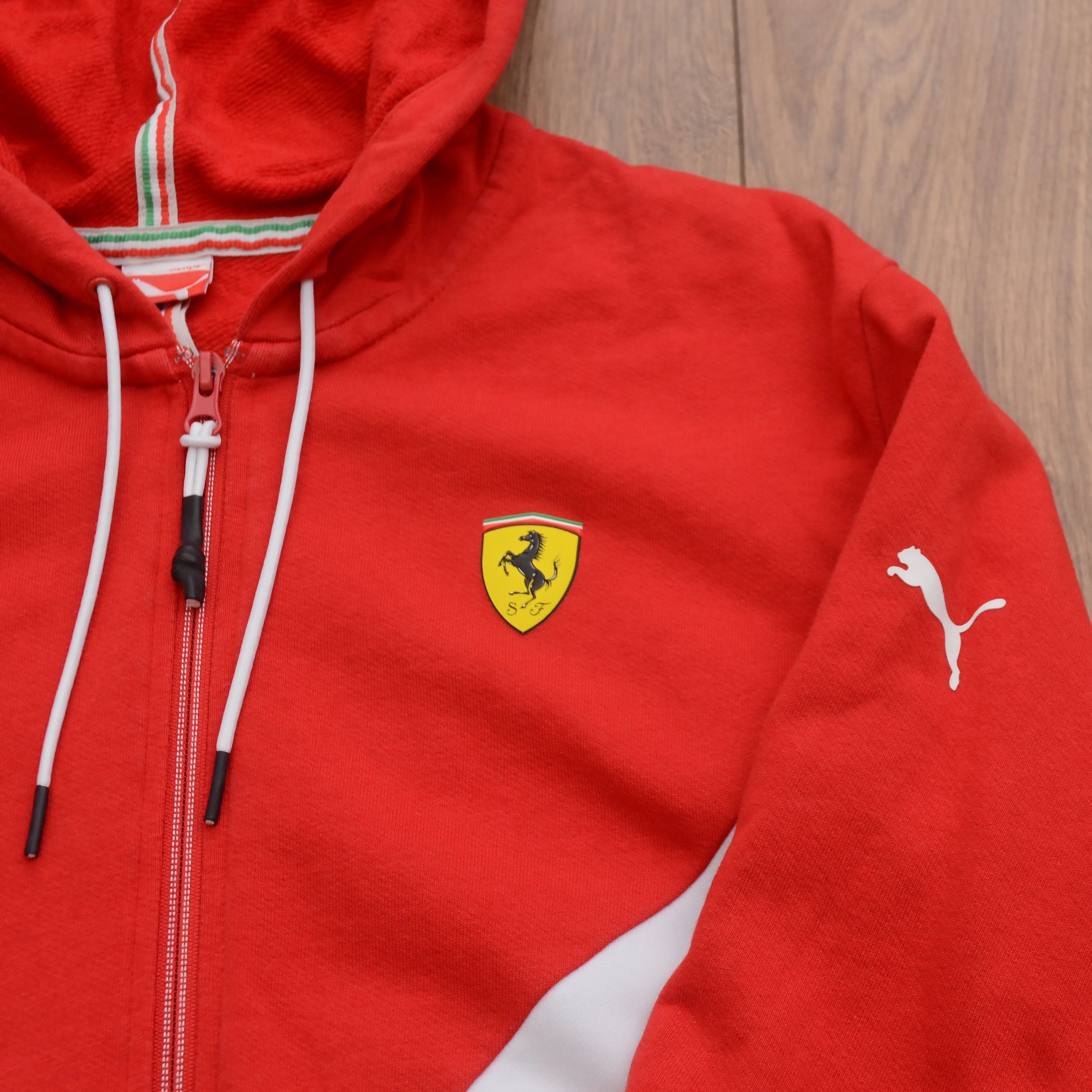 Ferrari × Puma Ferrari Scuderia PUMA F1 Full Zip Race Hoodie Sweat Jacket Size US M / EU 48-50 / 2 - 9 Thumbnail