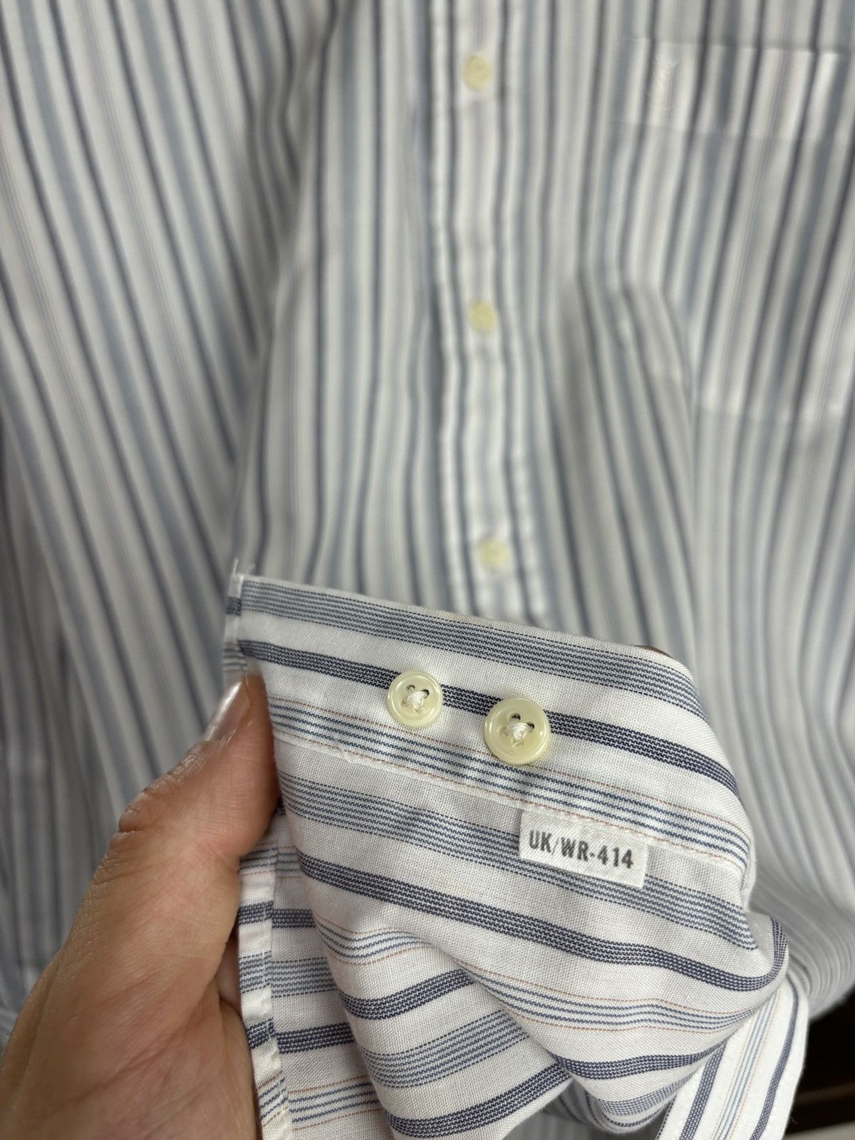 Yves Saint Laurent Yves Saint Laurent Vintage Striped Shirt Size US M / EU 48-50 / 2 - 6 Thumbnail