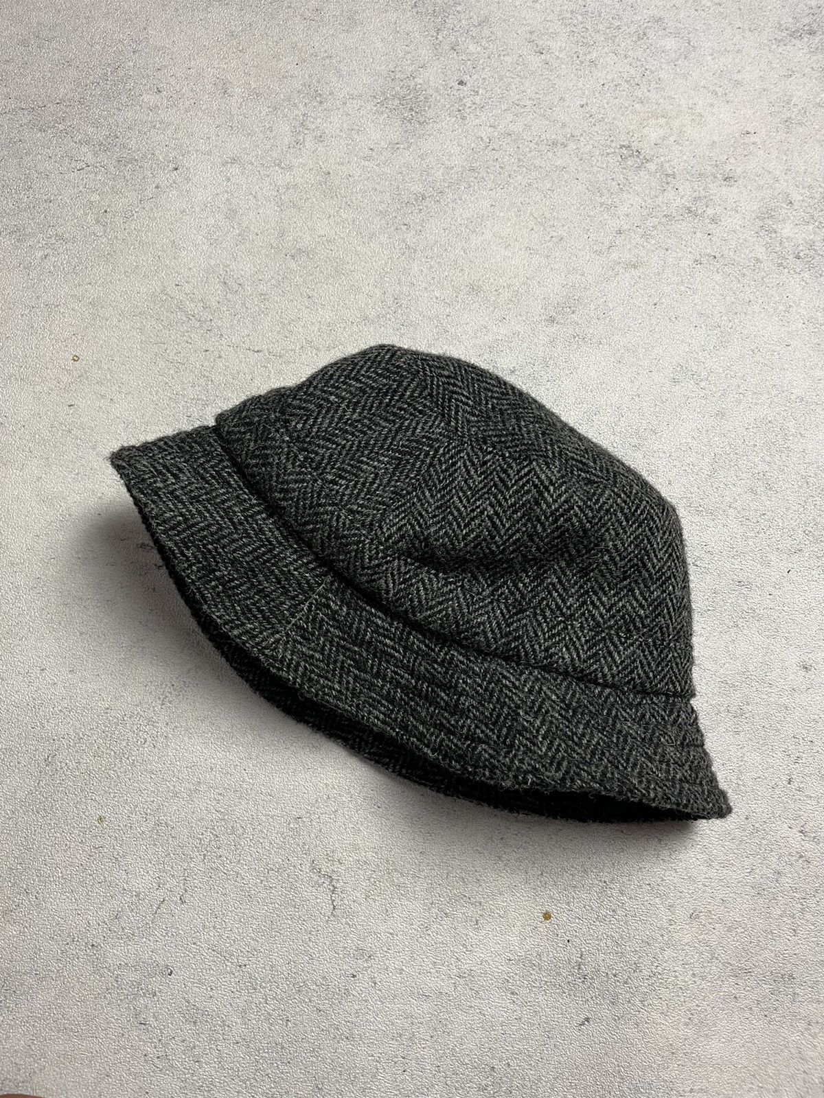 Harris Tweed Glen Appin Scotland Harris Tweed Blue Bucket Hat Size ONE SIZE - 3 Thumbnail
