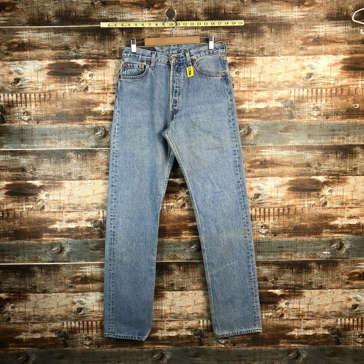 Levi's Levis 501 Blue Denim ripped vintage Pants #A2576 Size 30" / US 8 / IT 44 - 1 Thumbnail