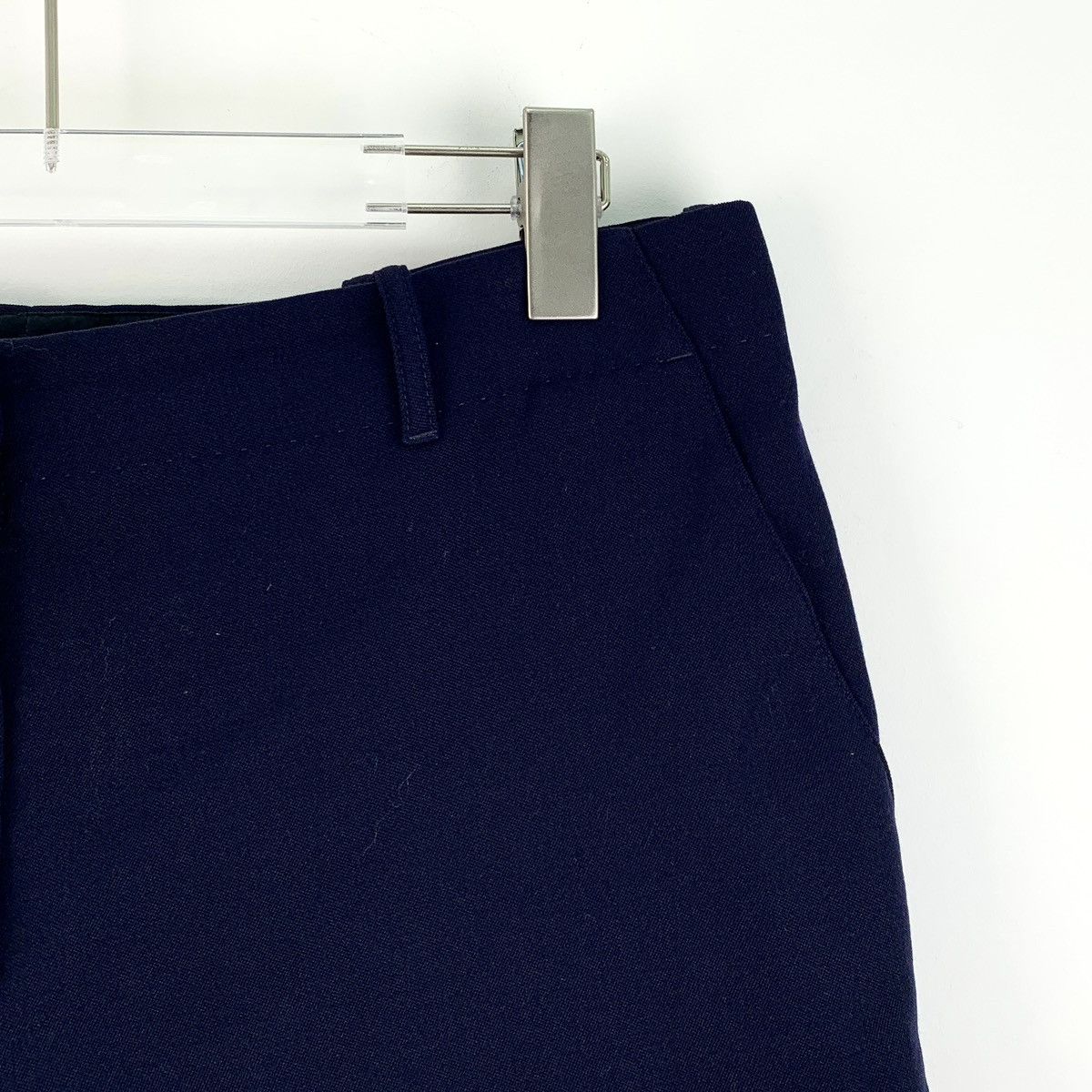 Louis Vuitton Louis Vuitton Dark Blue Wool Casual Shorts K26WX Size 28" / US 6 / IT 42 - 3 Thumbnail