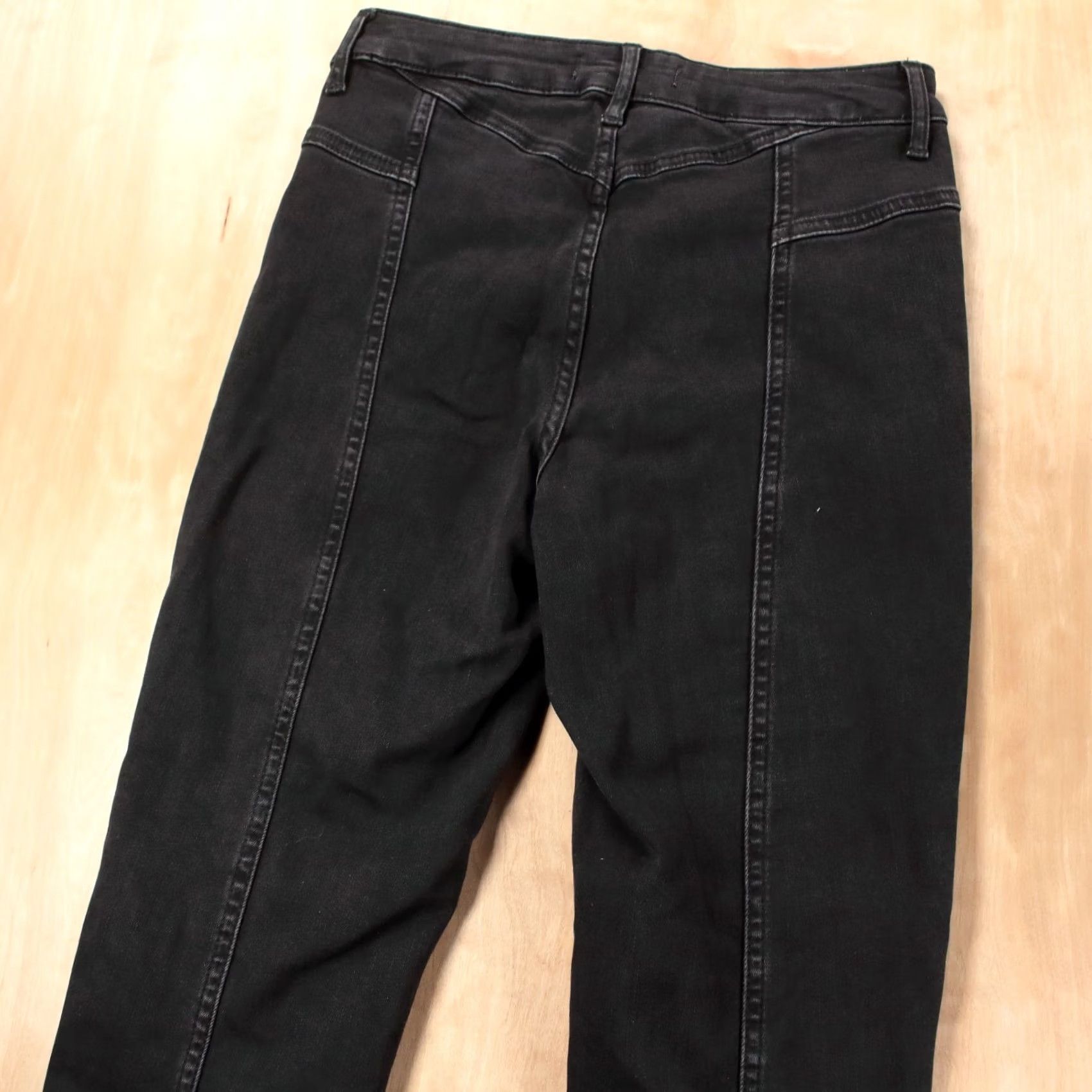Vintage WE THE FREE skinny tapered fit bareback stretch denim jeans sz 28 indie sleaze Size 28" / US 6 / IT 42 - 3 Thumbnail