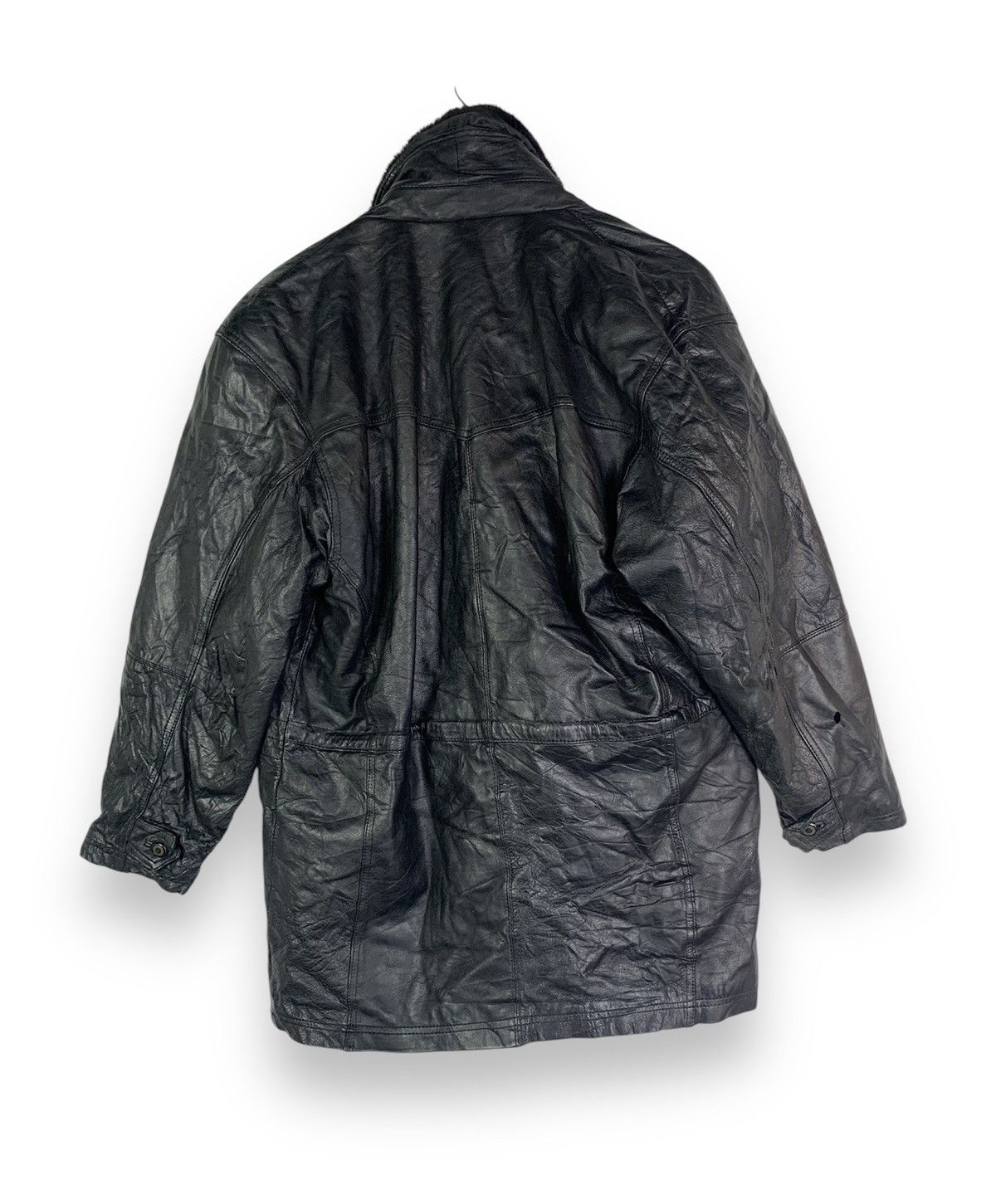 Vintage Vintage Don-Strong Leather Jacket Size US XL / EU 56 / 4 - 2 Thumbnail