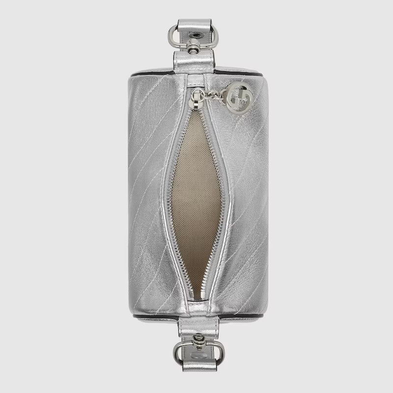 Gucci o1s1wg110325 Size: OS / Blondie Mini Shoulder Bag in Silver Size ONE SIZE - 8 Thumbnail