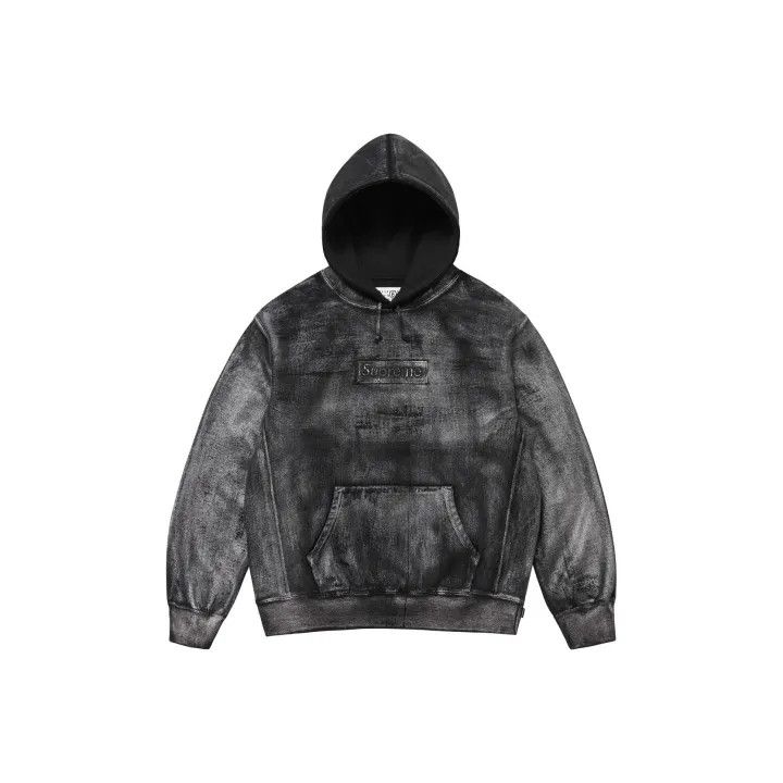 Supreme x MM6 Maison Margiela Painted Logo Hoodie 0079