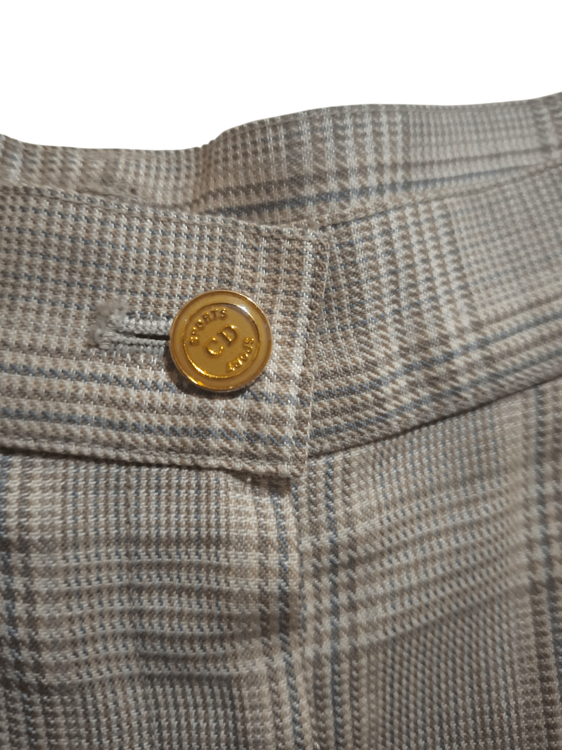 Dior Vintage 1993 Christian Dior Sports Plaid Trousers Size 25" / US 0 / IT 36 - 7 Thumbnail