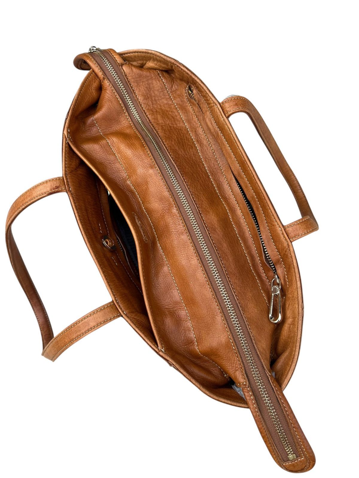 Leather Aniary Japan Patina Leather Tote Bag Cargo Size ONE SIZE - 18 Thumbnail