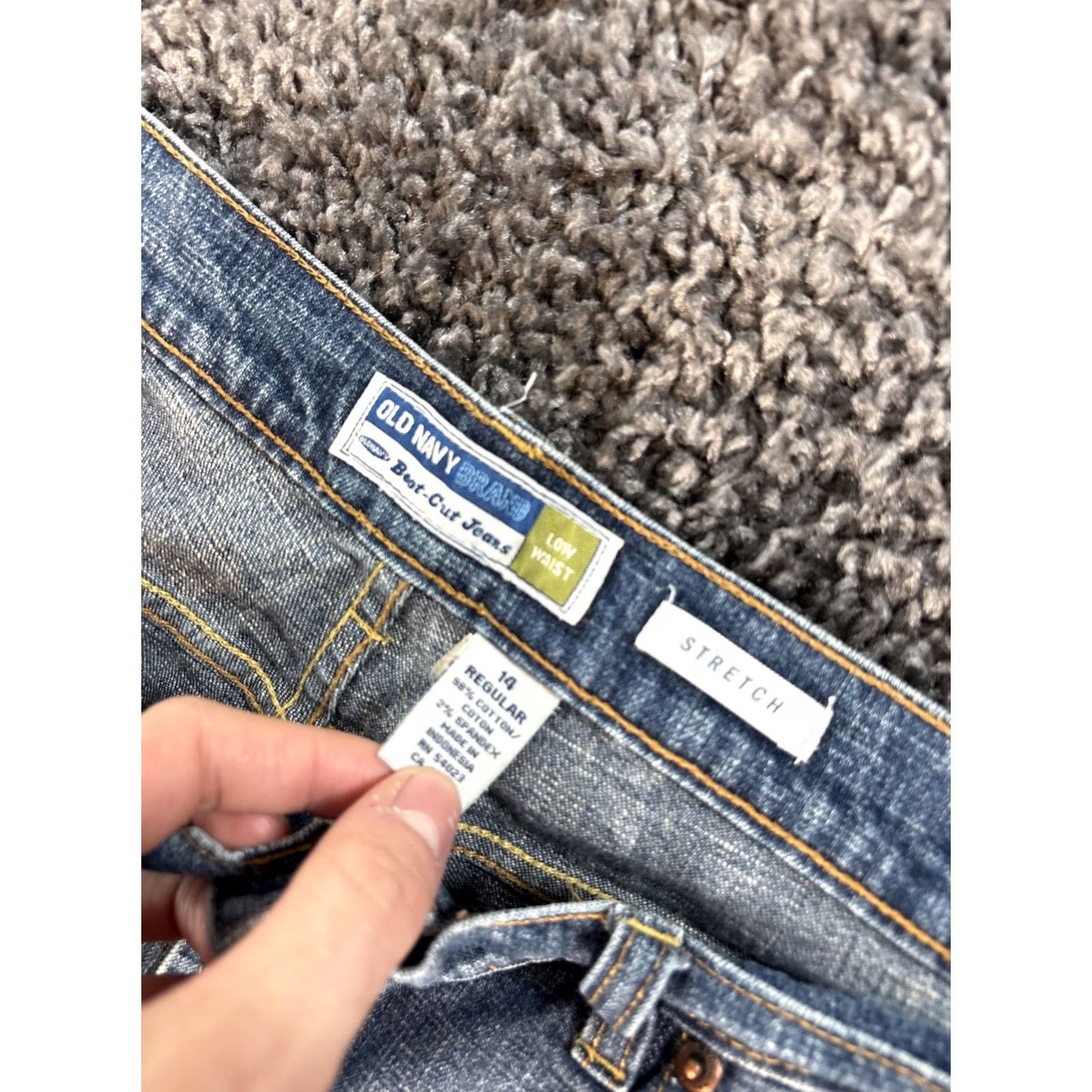 Old Navy VINTAGE Old Navy Jeans Bootcut Womens 36x30 Medium Stretch Blue 36 Inseam 30 Mid Rise Women Size 25" / US 0 / IT 36 - 6 Thumbnail