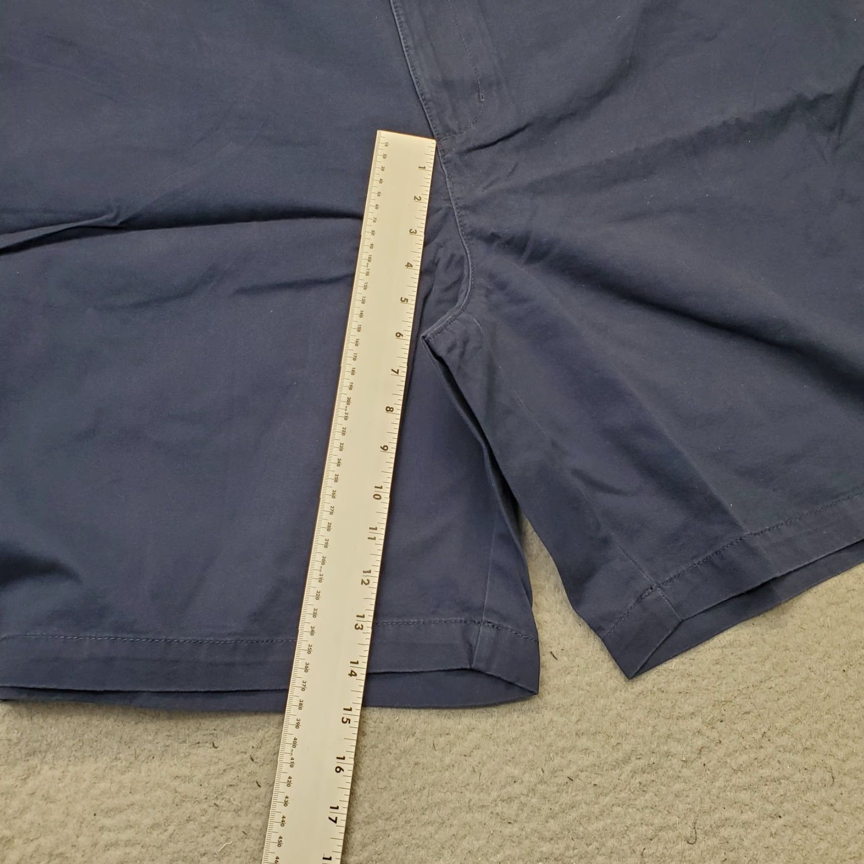 Old Navy Old Navy Mens Navy Lived In Straight Shorts Size 52 Regular Fit Flat Front Streetwear - 100% Cotton, Button Zip, Casual Summer Outdoor Mens Size US 36 / EU 52 - 5 Thumbnail