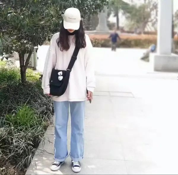 Japanese Brand Crossbody Canvas Bag Size ONE SIZE - 4 Thumbnail
