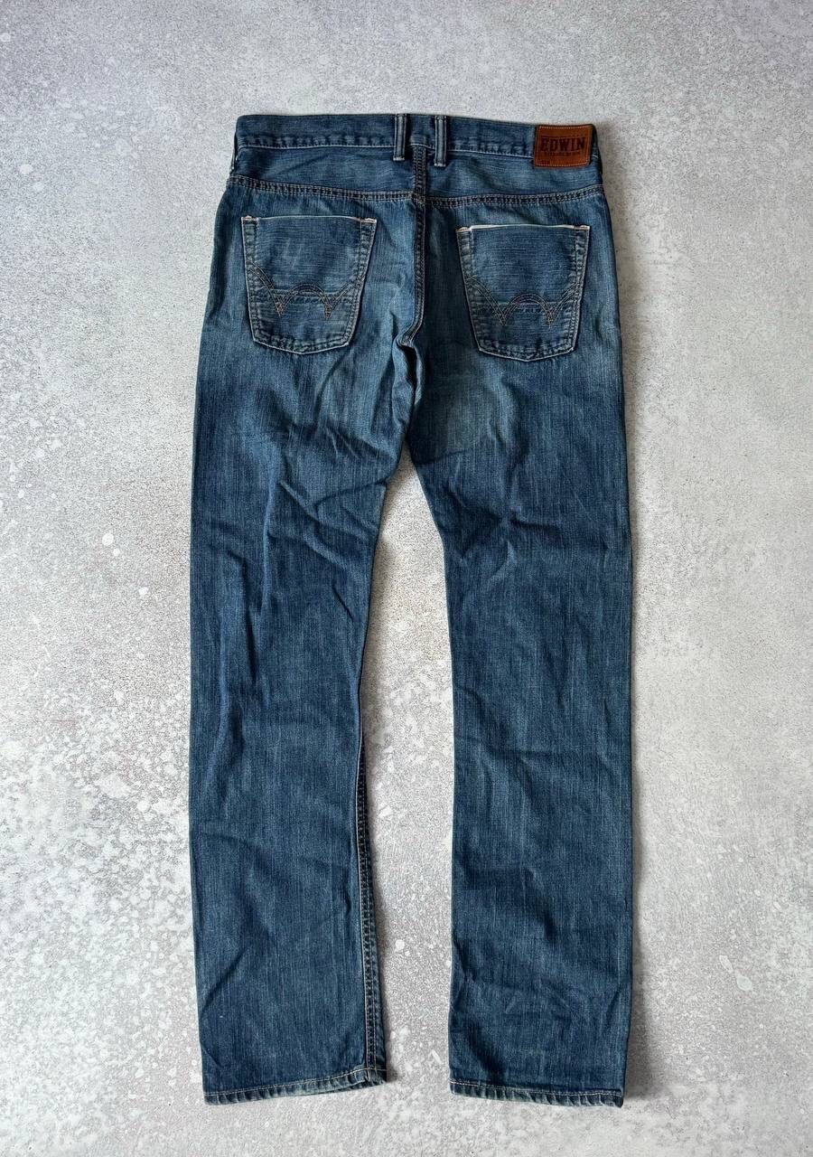 Edwin × Japanese Brand × Vintage Vintage Edwin Selvage Denim Tokyo Japanese Pants Y2K Rare Size US 33 - 1 Thumbnail