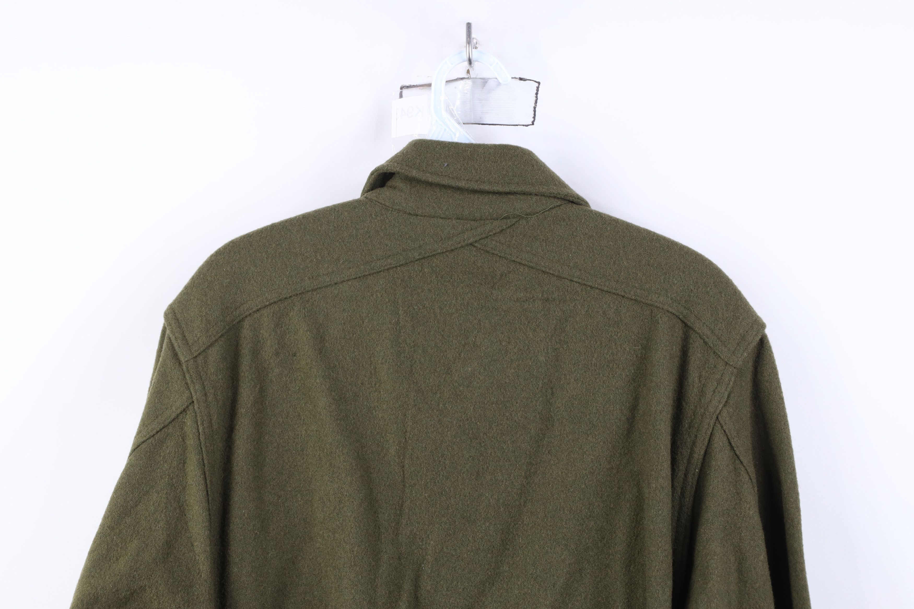 Vintage Vintage 50s Korean War USGI Shirt Jacket Olive Green USA Size US M / EU 48-50 / 2 - 14 Thumbnail