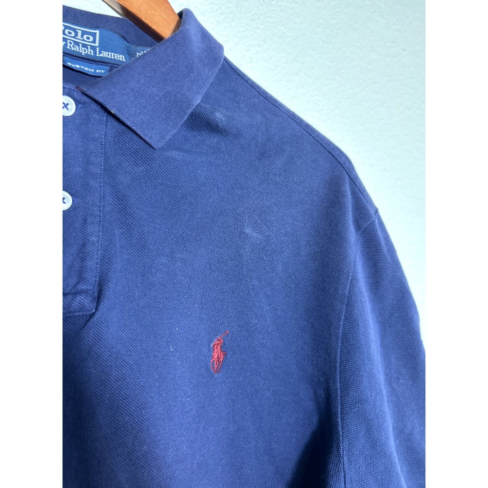 Polo Ralph Lauren Mens XL Short Sleeve Polo Shirt Navy Blue