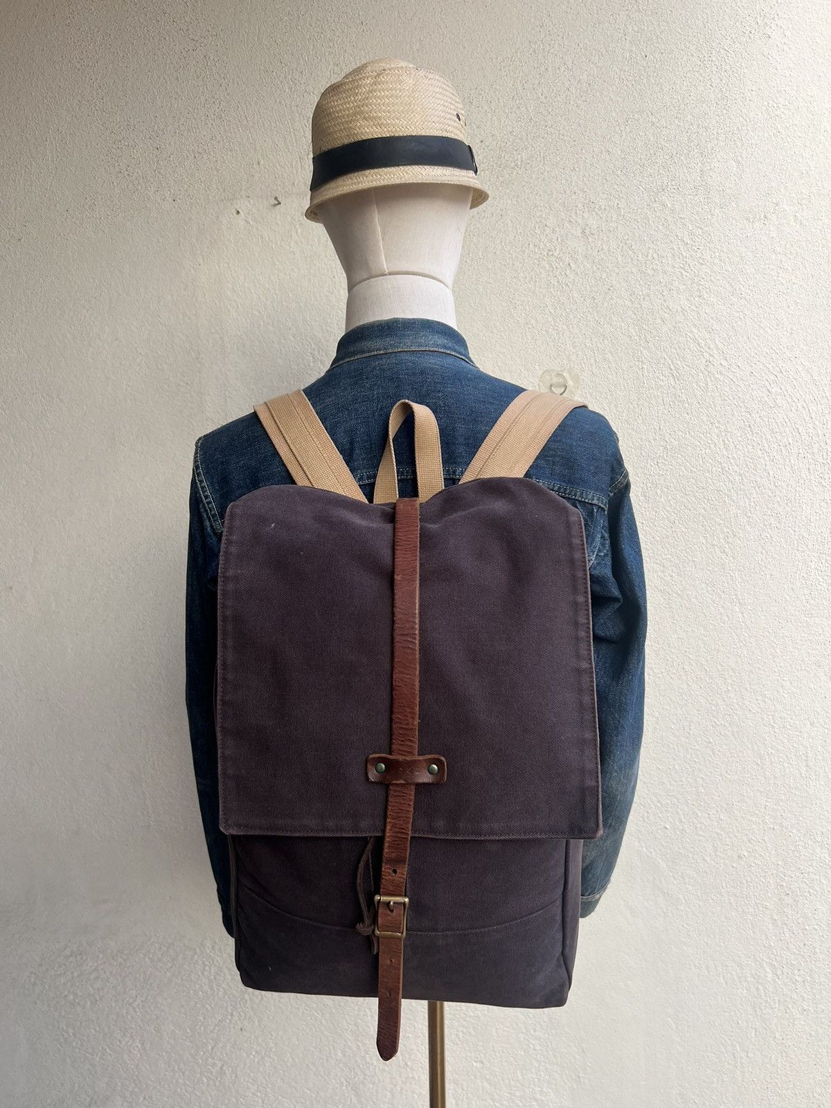 Handmade Vintage Handmade Archival Clothing Sun Faded Backpack Size ONE SIZE - 2 Thumbnail