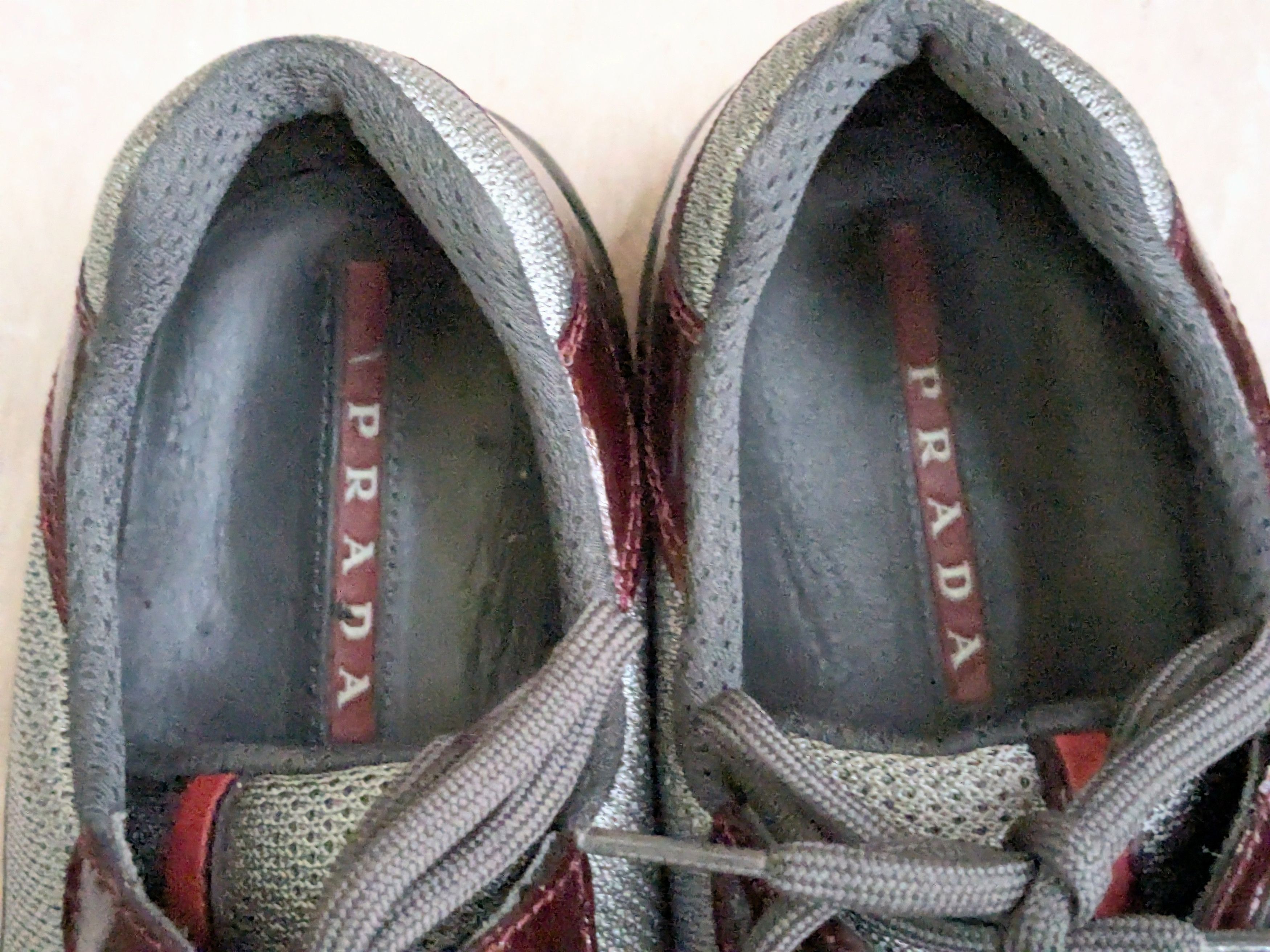 Prada Prada America's Cup Burgundy Patent Leather 11 Low Tops Size US 11 / EU 44 - 7 Thumbnail