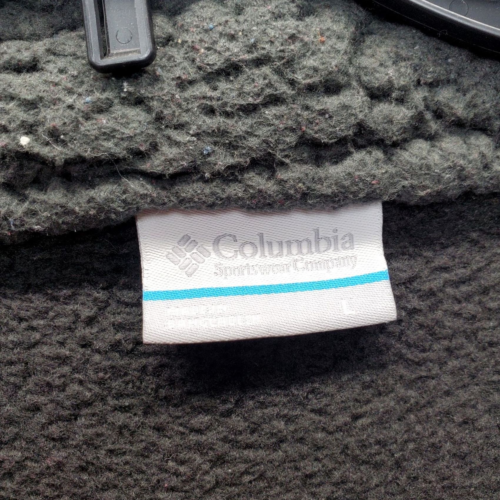 Vintage Columbia Sweatshirt Mens Large Black Sherpa Lined Elbow Patch 1/4 Zip Pullover Size US L / EU 52-54 / 3 - 6 Thumbnail