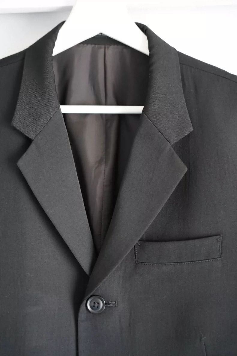 Yohji Yamamoto Yohji Yamamoto Yohji Yamamoto Black Suit Jacket Size US S / EU 44-46 / 1 - 3 Thumbnail