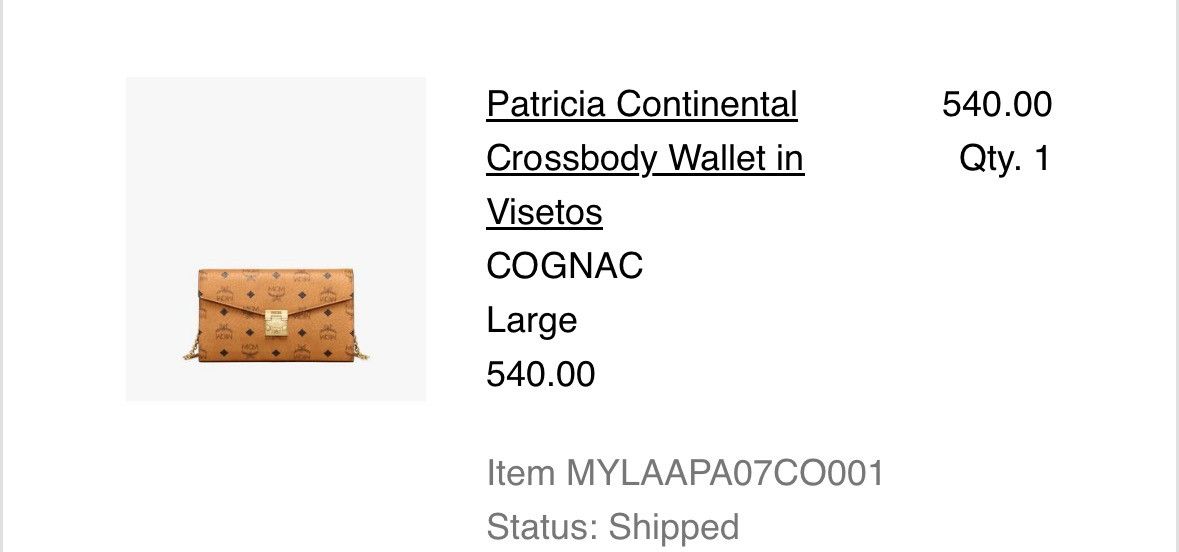 MCM MCM Patricia Continental Crossbody in Visetos Size ONE SIZE - 7 Thumbnail