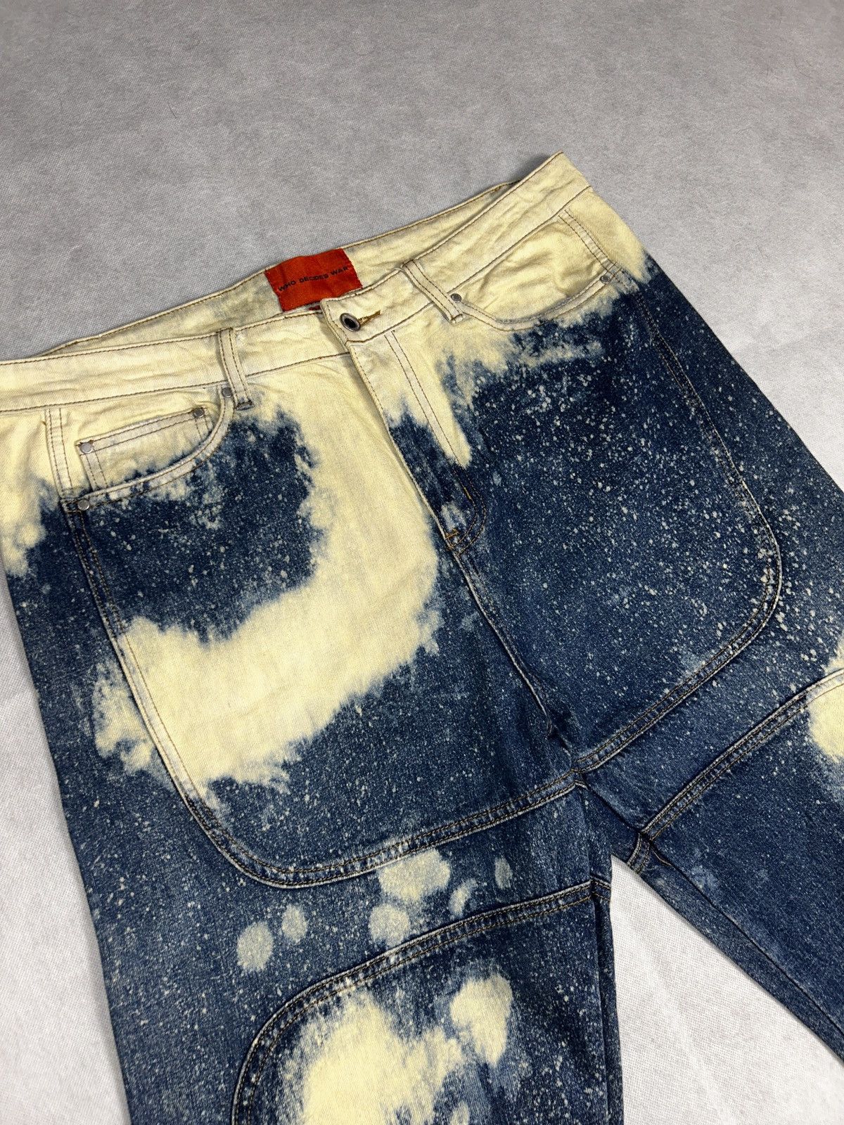 Who Decides War Bleached Who Decides War x MrdrBrvdo Jeans Size US 36 / EU 52 - 2 Thumbnail