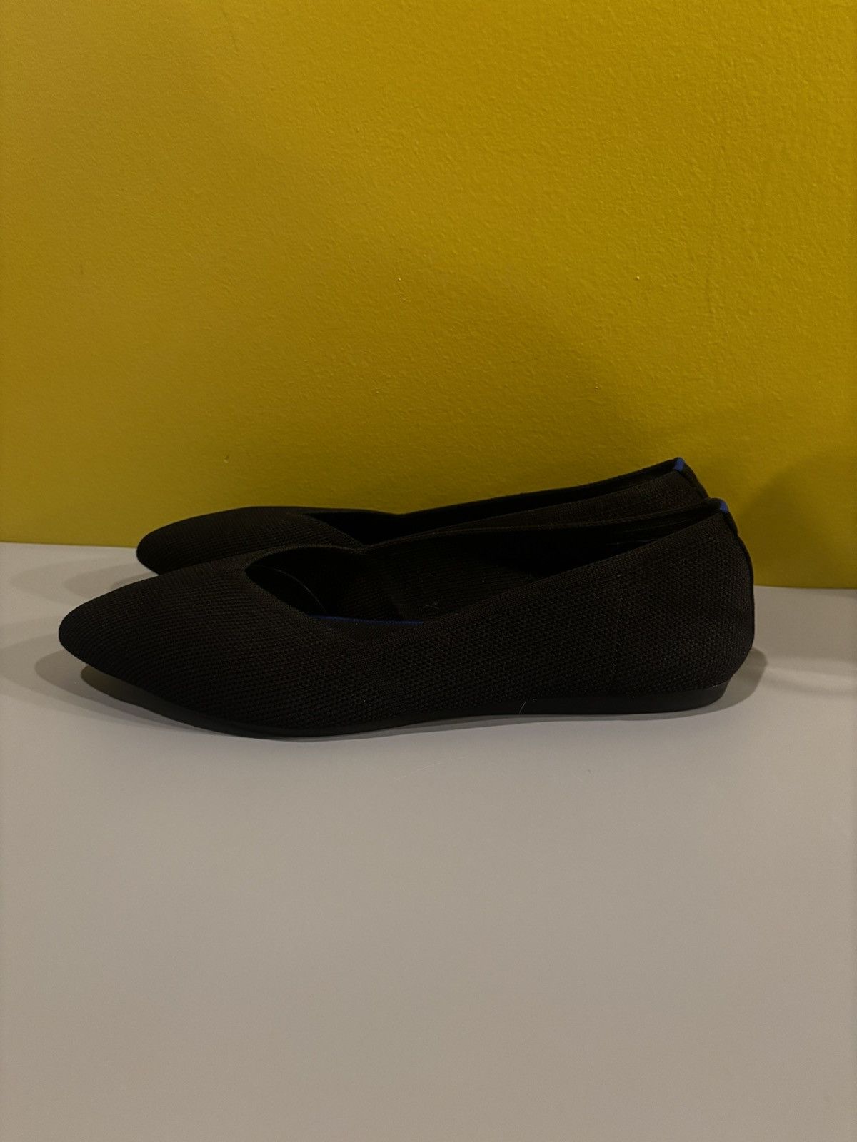 Other Women’s black pointed flat shoes0725 Size US 8 / IT 38 - 2 Thumbnail